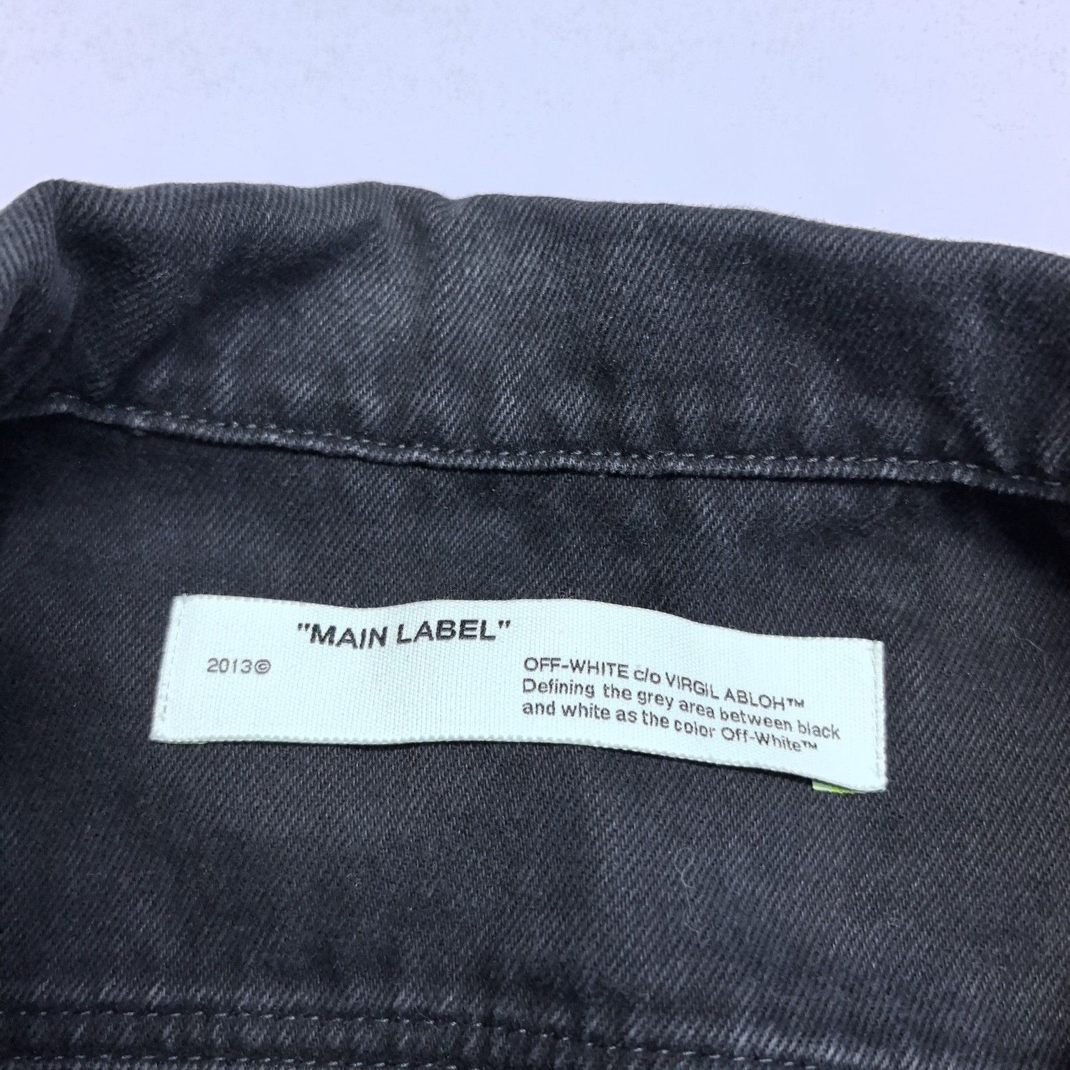 Off-White Off-White Tape Arrow Denim Jacket Size S Size US S / EU 44-46 / 1 - 3 Thumbnail