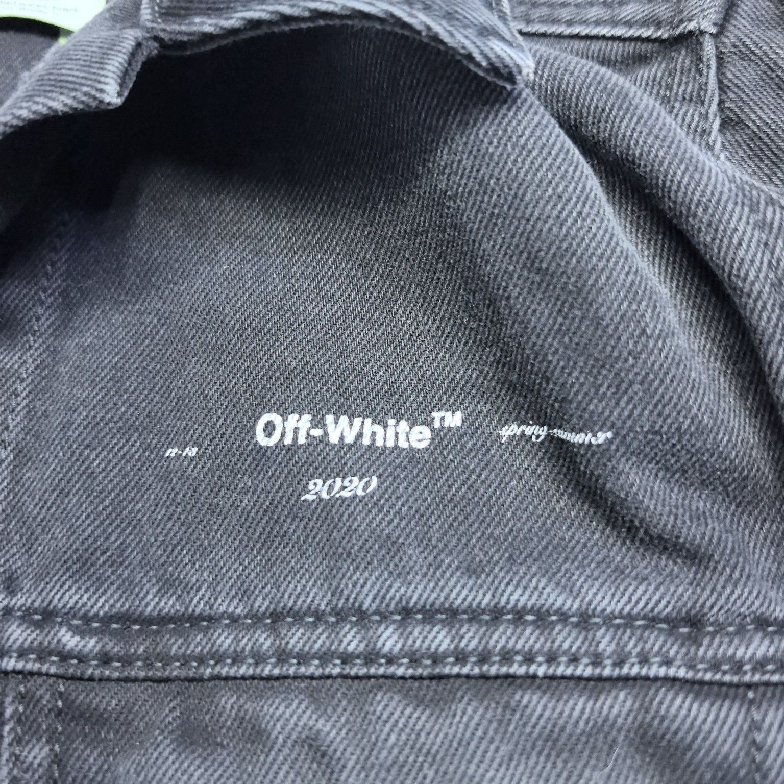 Off-White Off-White Tape Arrow Denim Jacket Size S Size US S / EU 44-46 / 1 - 4 Thumbnail