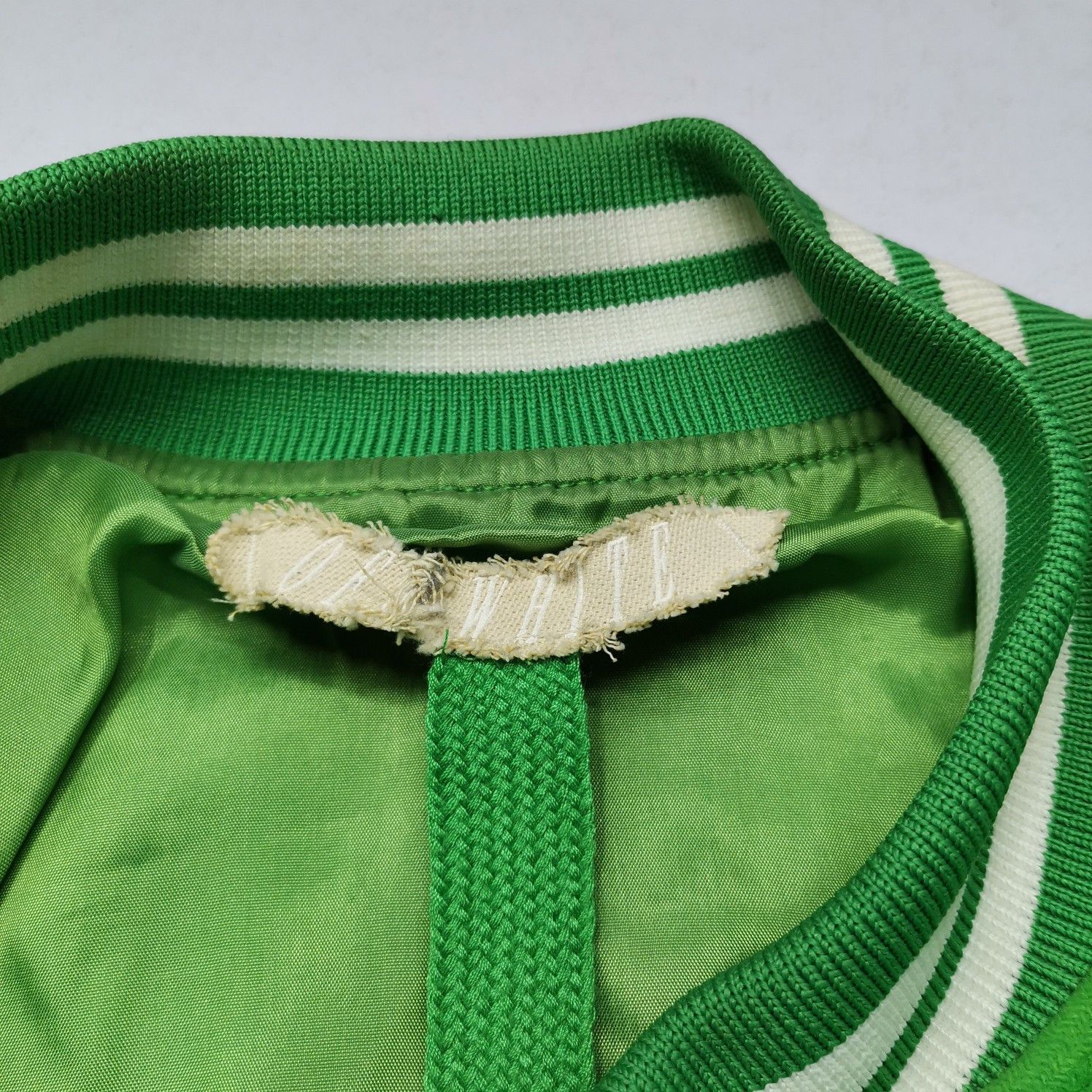 Off-White Off-White Diagonal Varsity Jacket Green Size S Size S / US 4 / IT 40 - 4 Thumbnail