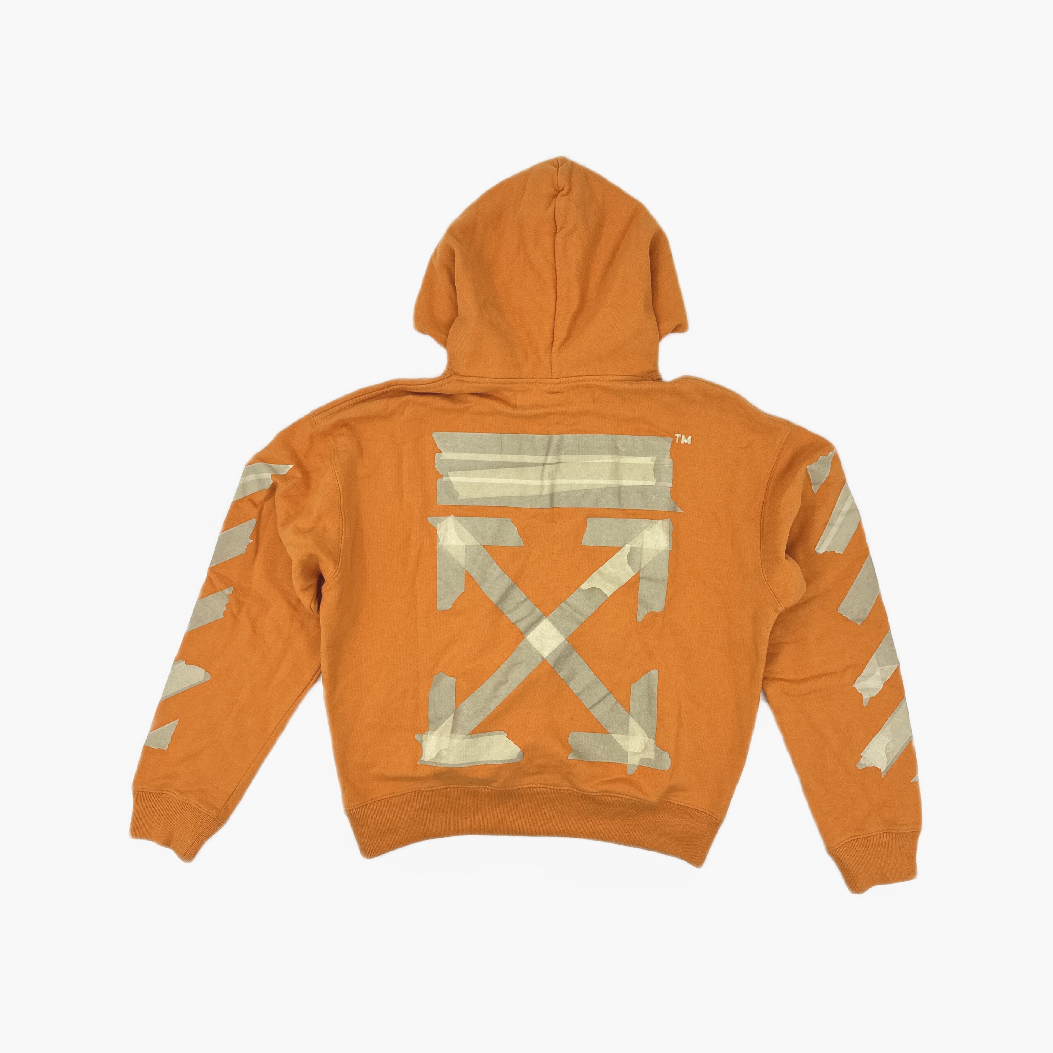 Off-White Off-White Tape Arrows Hoodie Size M Size US M / EU 48-50 / 2 - 2 Thumbnail