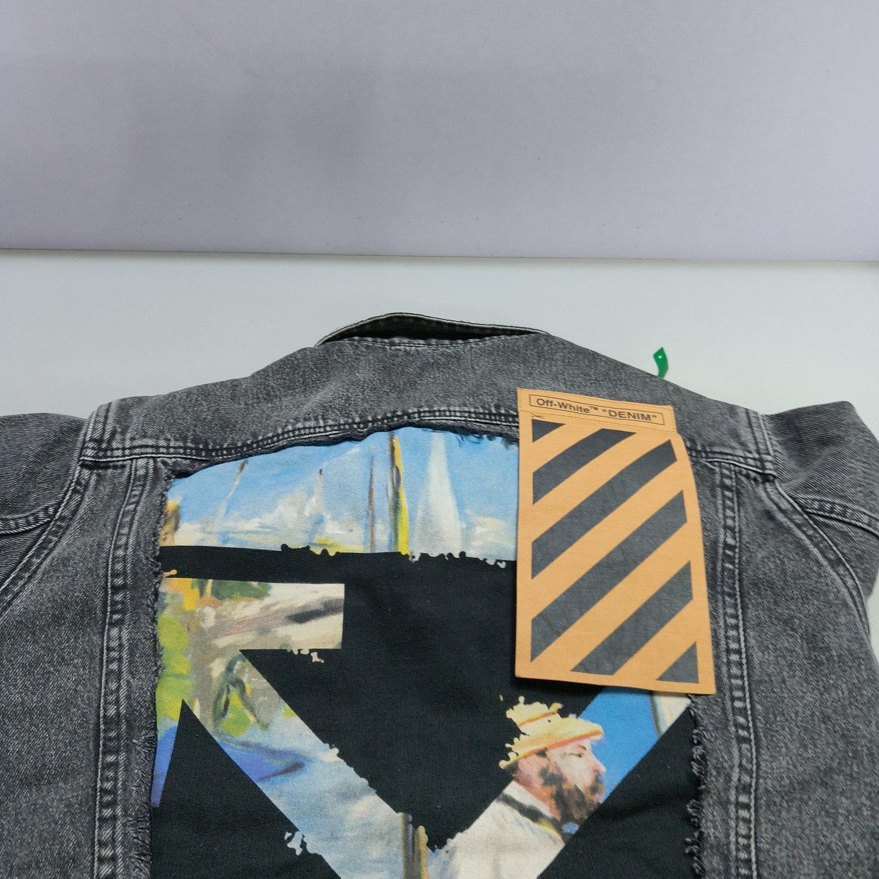 Off-White Off-White Graphic Arrow Denim Jacket Size M Size US M / EU 48-50 / 2 - 5 Thumbnail