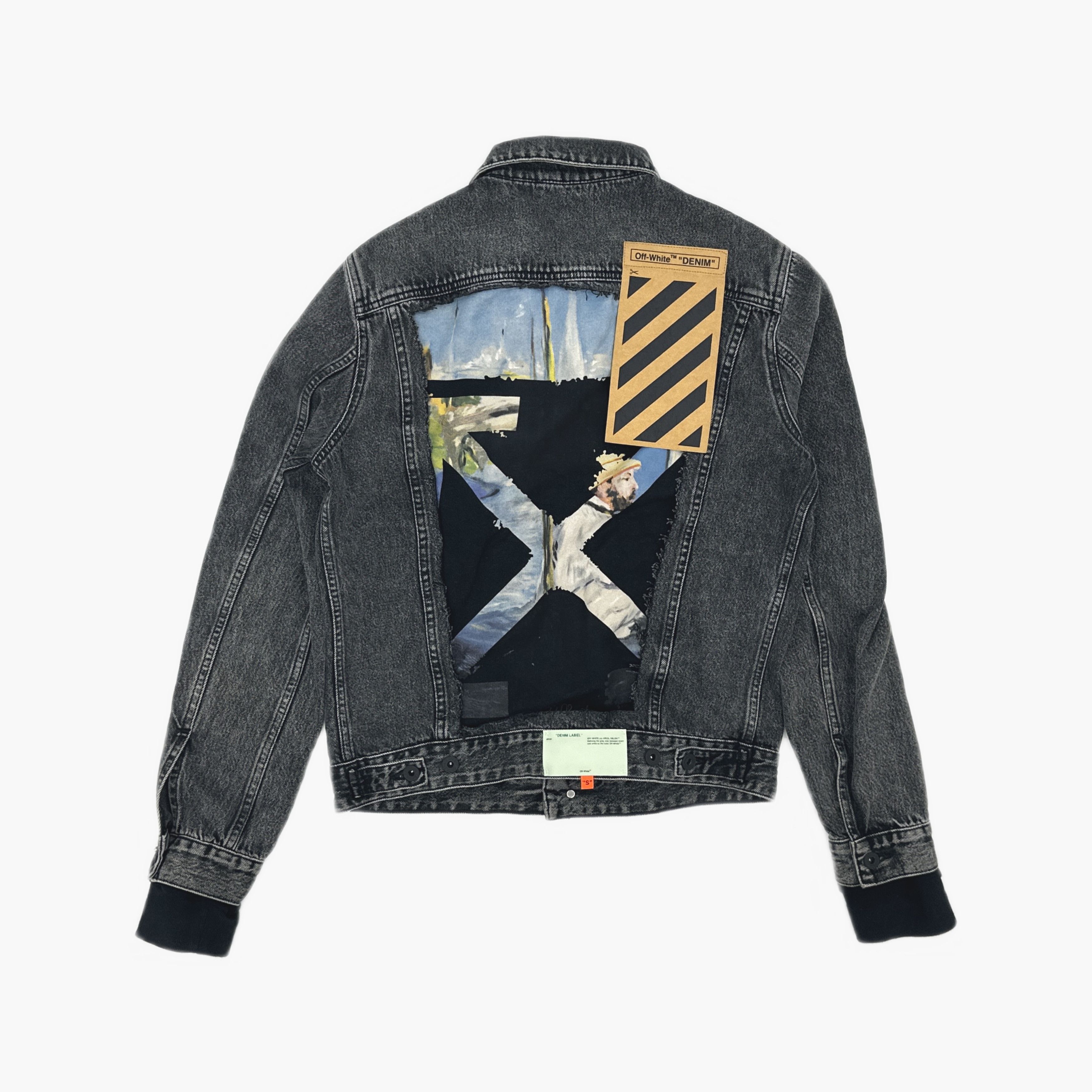 Off-White Off-White Graphic Arrow Denim Jacket Size M Size US M / EU 48-50 / 2 - 2 Thumbnail