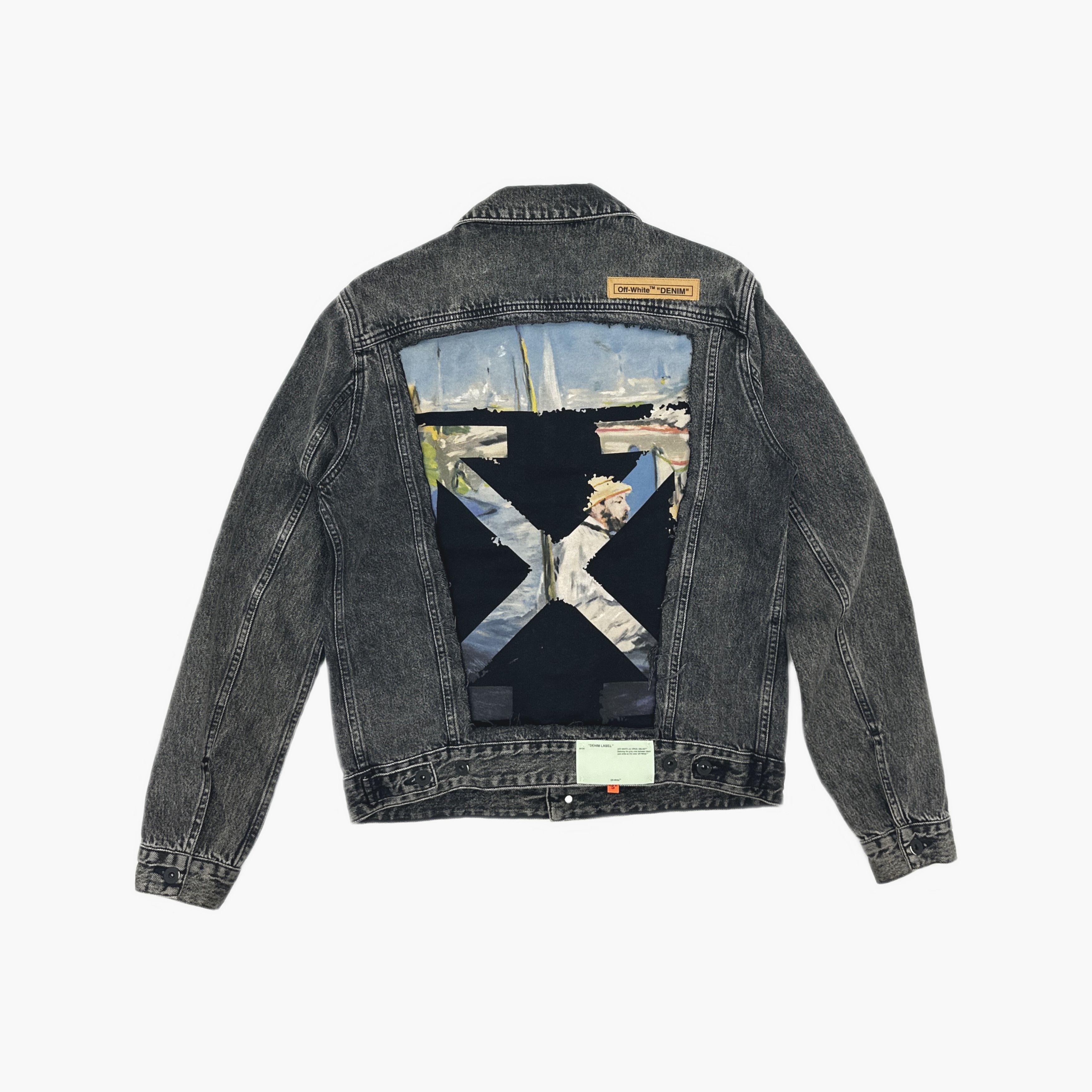 Off-White OFF-WHITE Graphic Artwork Denim Jacket L Size US L / EU 52-54 / 3 - 2 Thumbnail