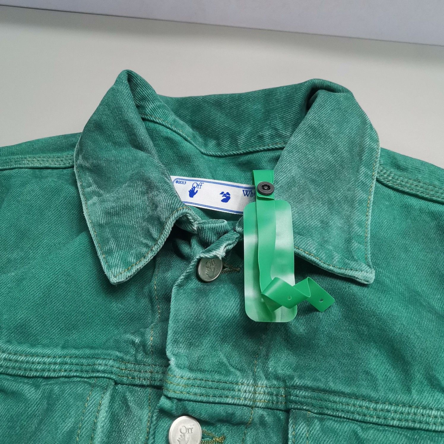 Off-White Off-White Gradient Denim Jacket Size XS Size US XS / EU 42 / 0 - 7 Thumbnail