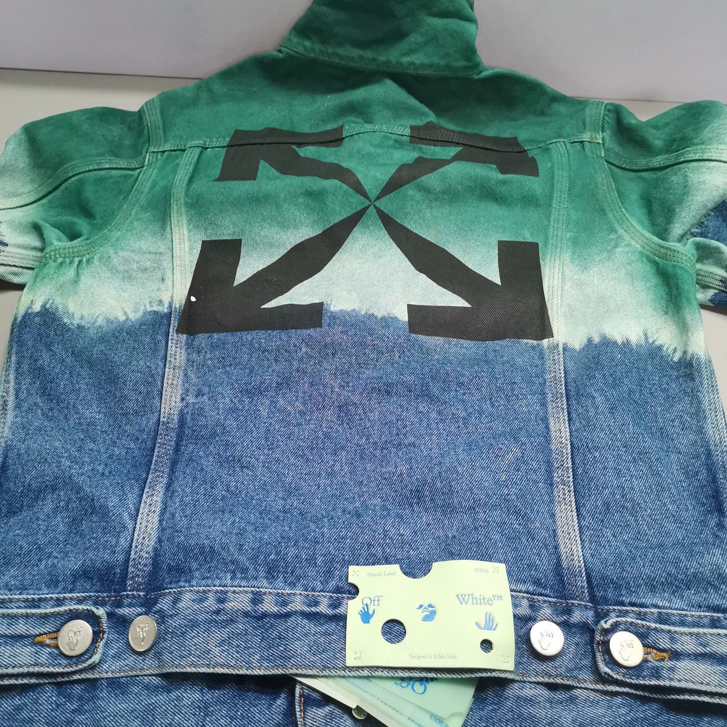 Off-White Off-White Gradient Denim Jacket Size XS Size US XS / EU 42 / 0 - 14 Thumbnail
