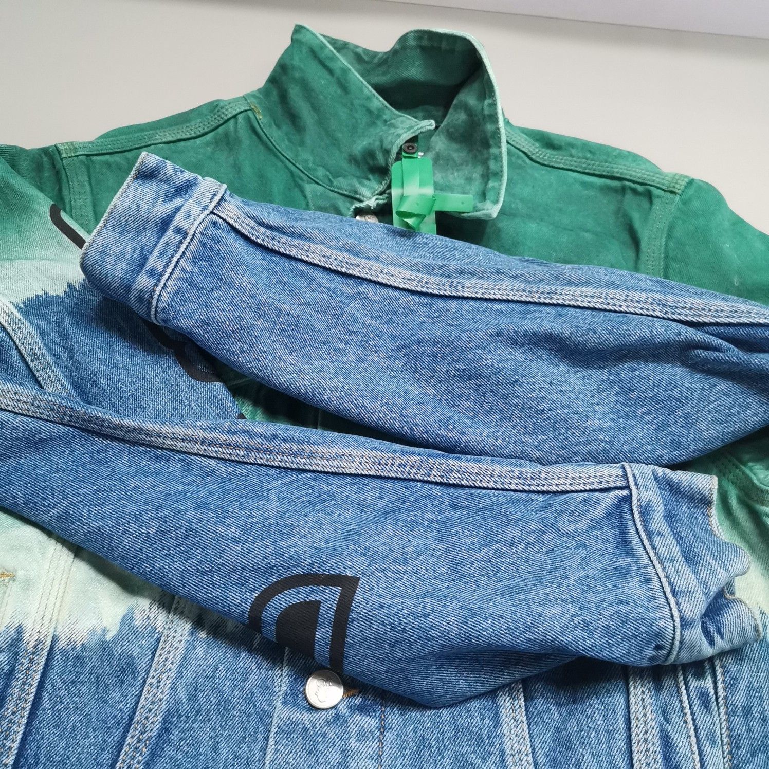 Off-White Off-White Gradient Denim Jacket Size XS Size US XS / EU 42 / 0 - 10 Thumbnail