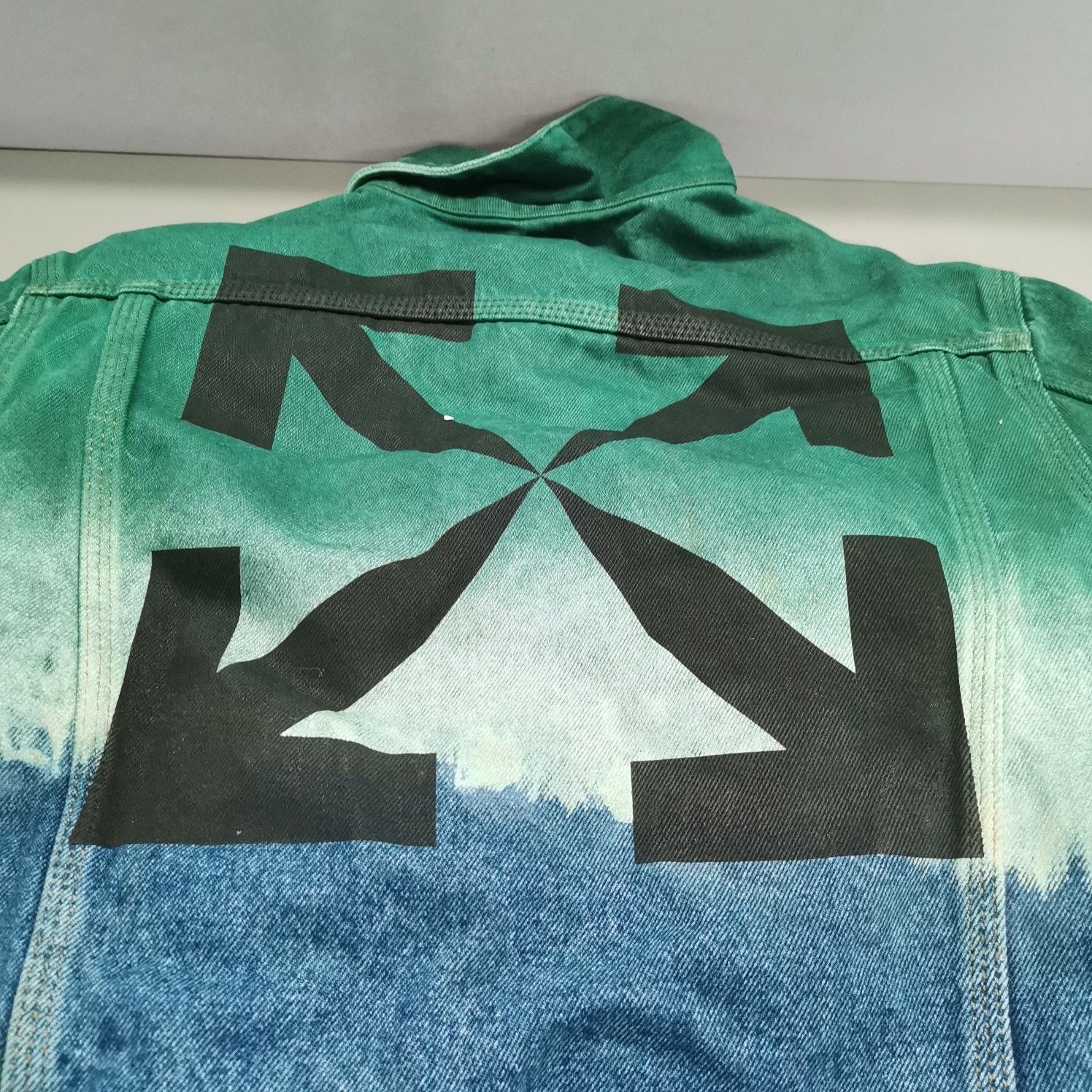 Off-White Off-White Gradient Denim Jacket Size XS Size US XS / EU 42 / 0 - 6 Thumbnail