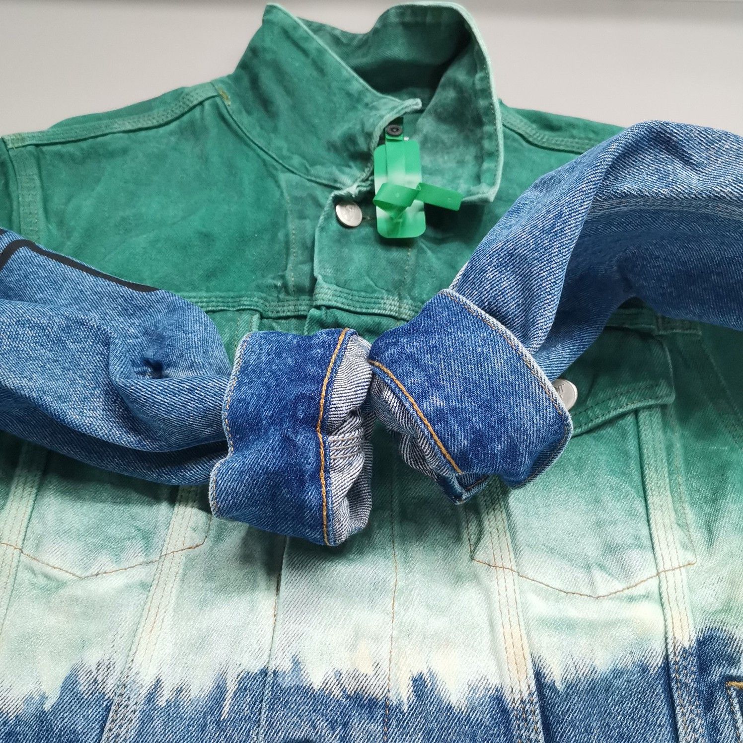 Off-White Off-White Gradient Denim Jacket Size XS Size US XS / EU 42 / 0 - 11 Thumbnail