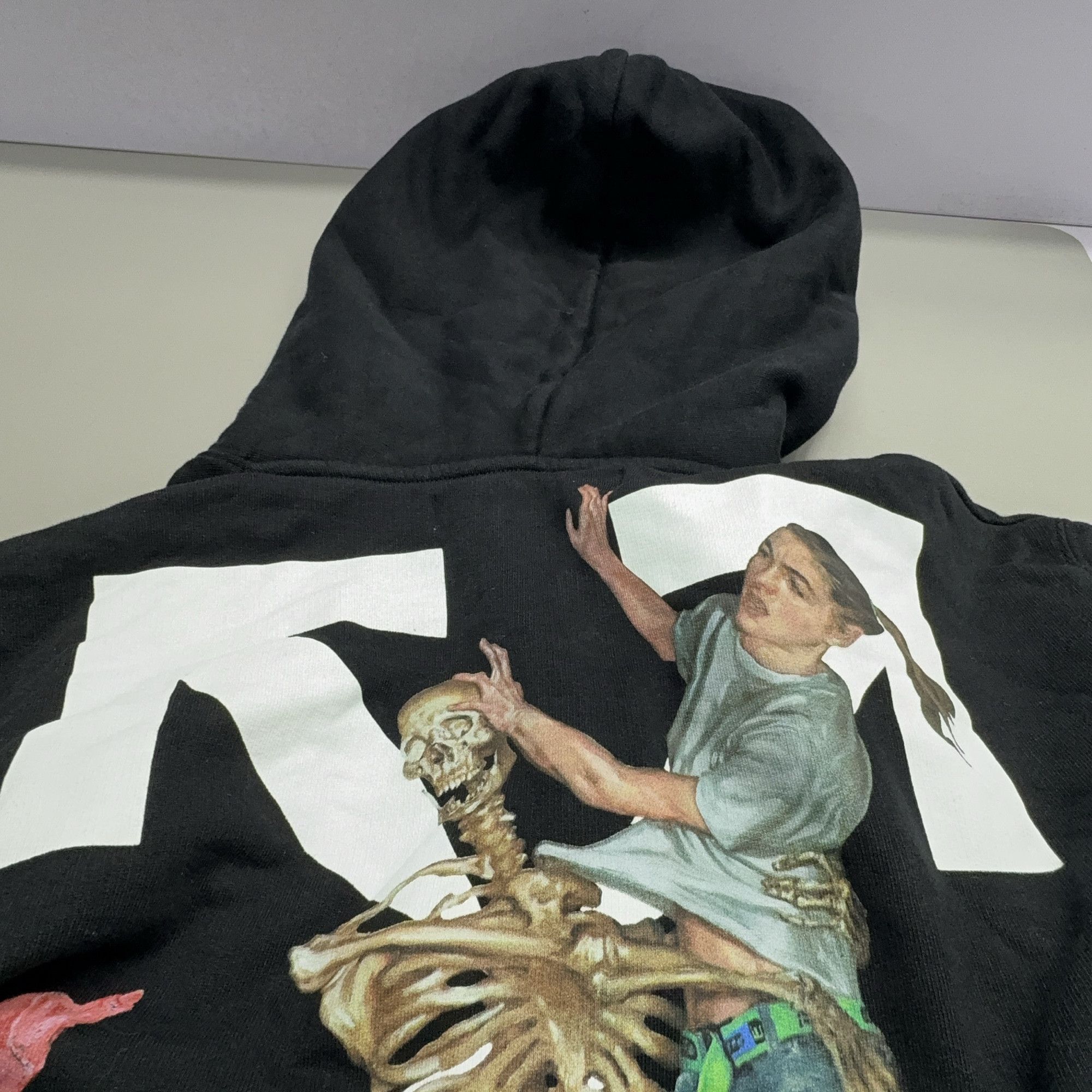 Off-White OFF-WHITE Pascal Skeleton Hoodie Size L Size US L / EU 52-54 / 3 - 6 Thumbnail