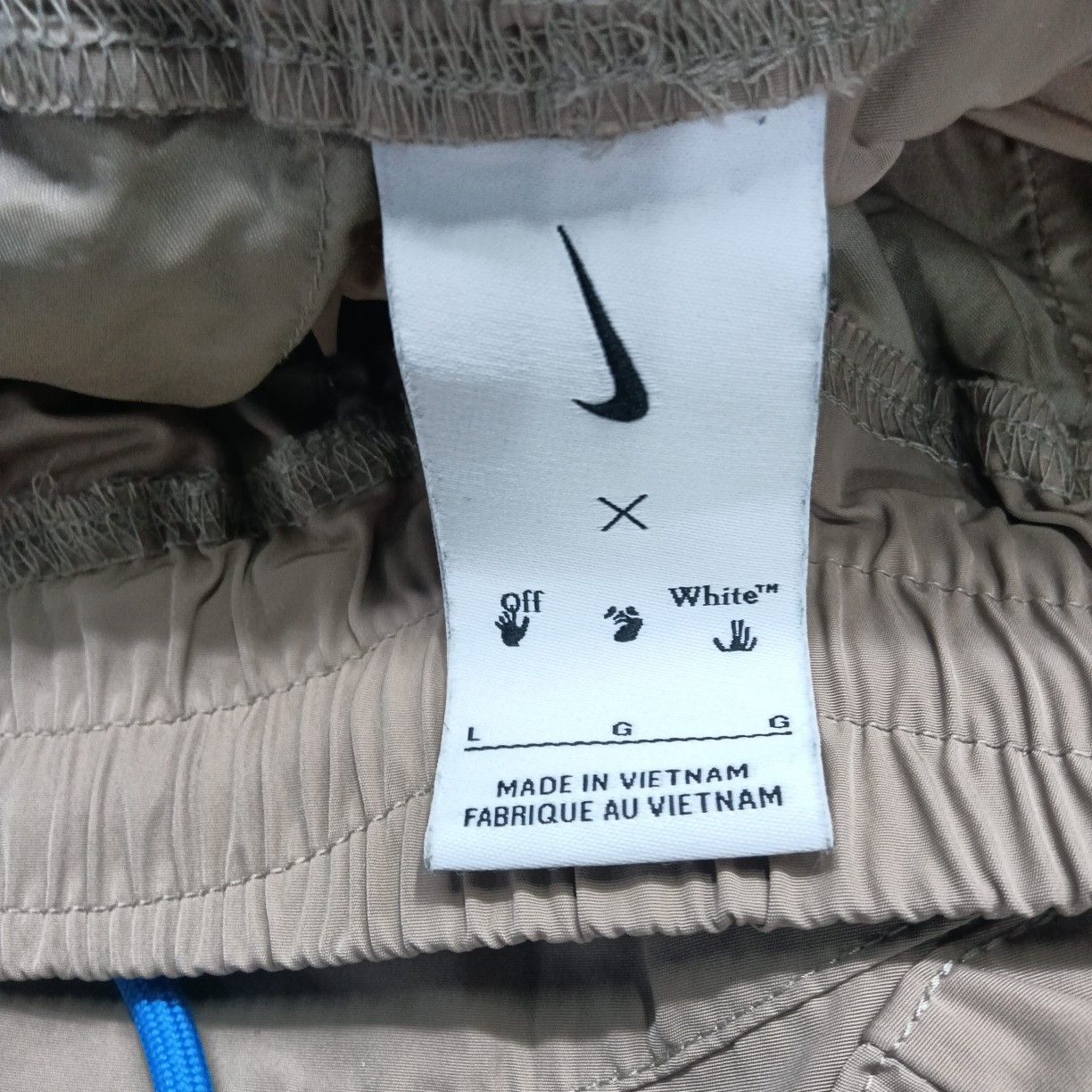 Nike Nike x Off-White Khaki Track Set Size L Size US L / EU 52-54 / 3 - 10 Thumbnail