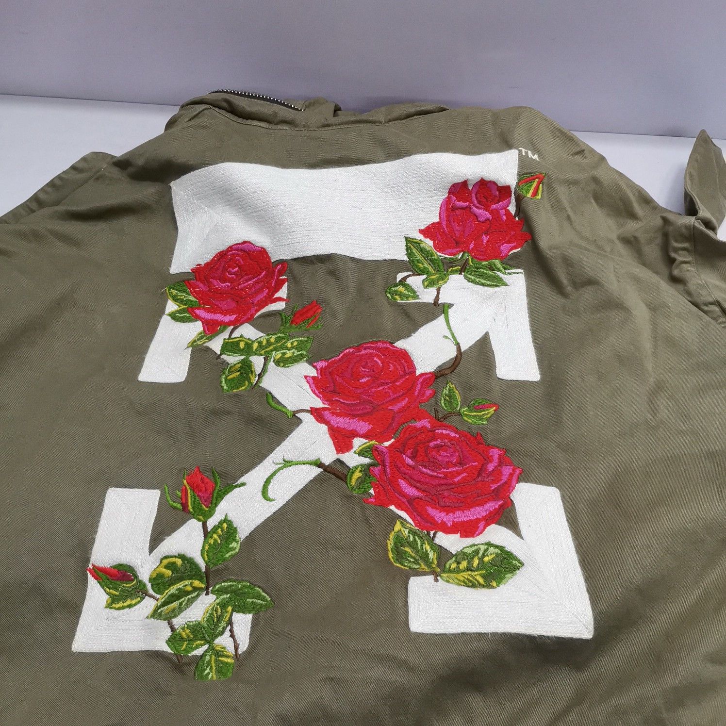 Off-White OFF-WHITE Floral Embroidery Field Jacket Size M Size US M / EU 48-50 / 2 - 7 Thumbnail