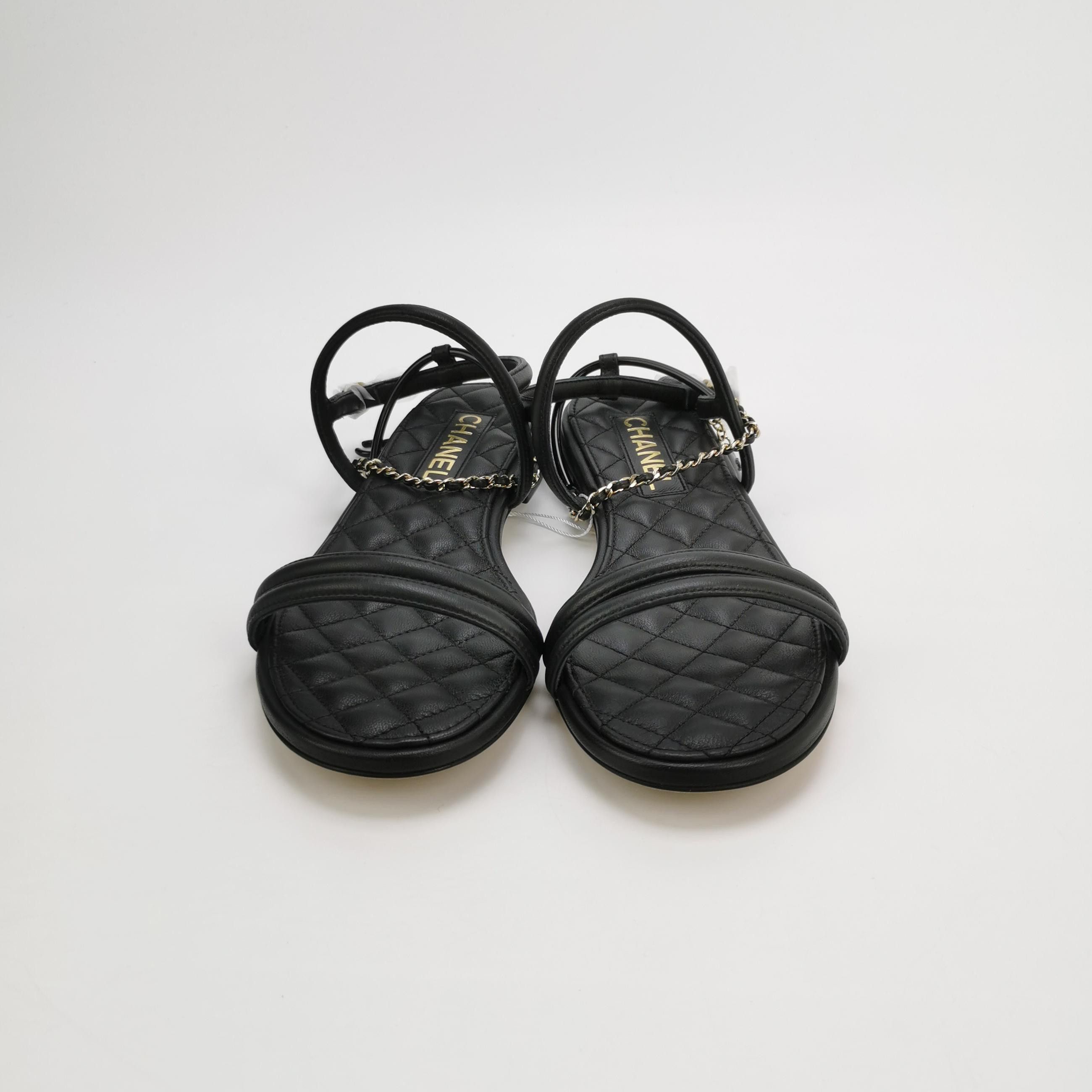 Chanel Chanel Women 8-5 Sandals Size US 8.5 / IT 38.5 - 3 Thumbnail
