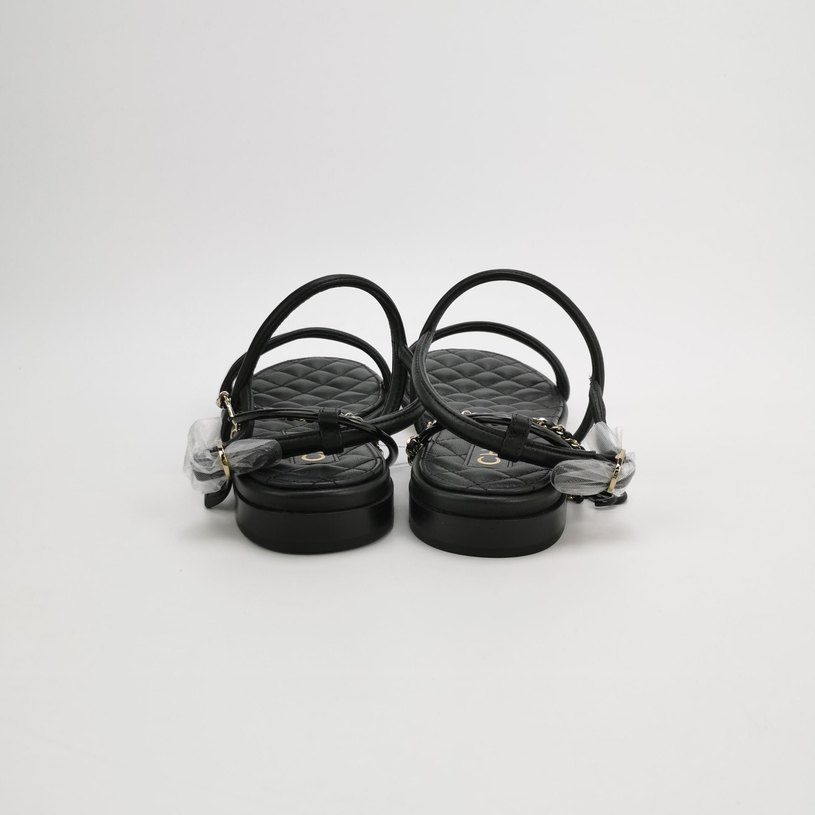Chanel Chanel Women 8-5 Sandals Size US 8.5 / IT 38.5 - 4 Thumbnail