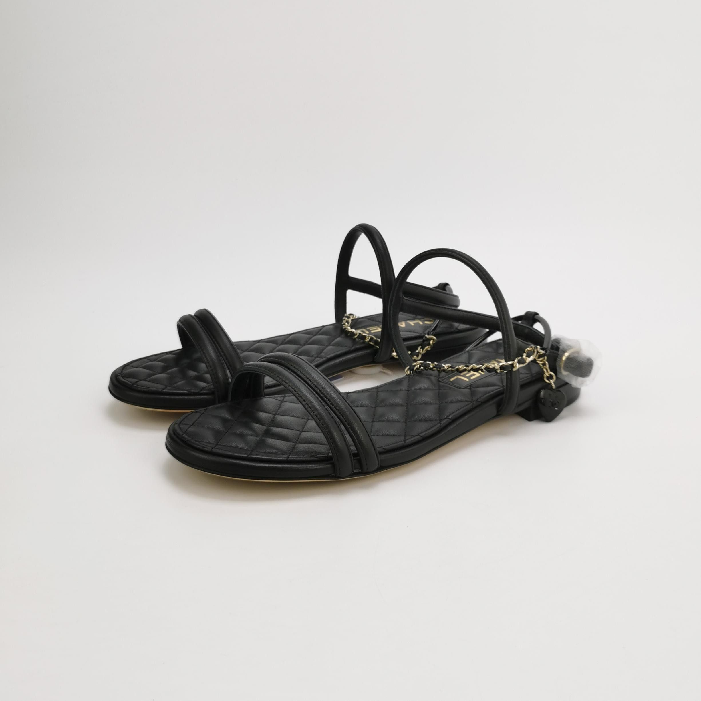 Chanel Chanel Women 8-5 Sandals Size US 8.5 / IT 38.5 - 2 Thumbnail
