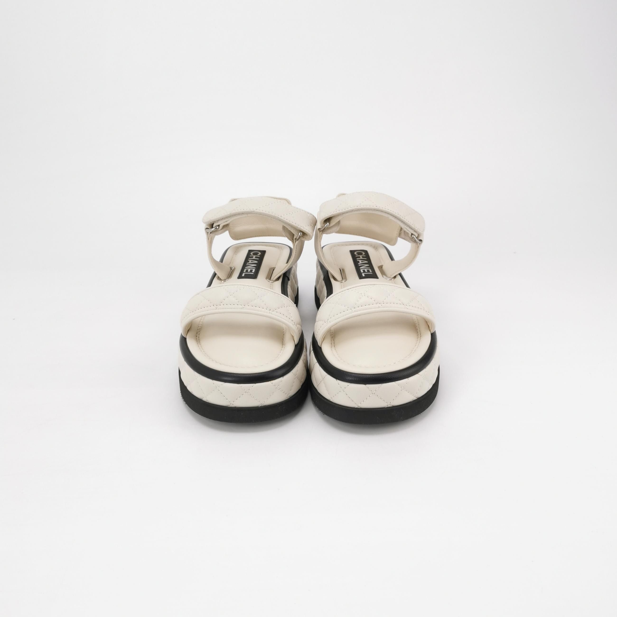 Chanel Chanel Women 8 Sandals Size US 8 / IT 38 - 3 Thumbnail