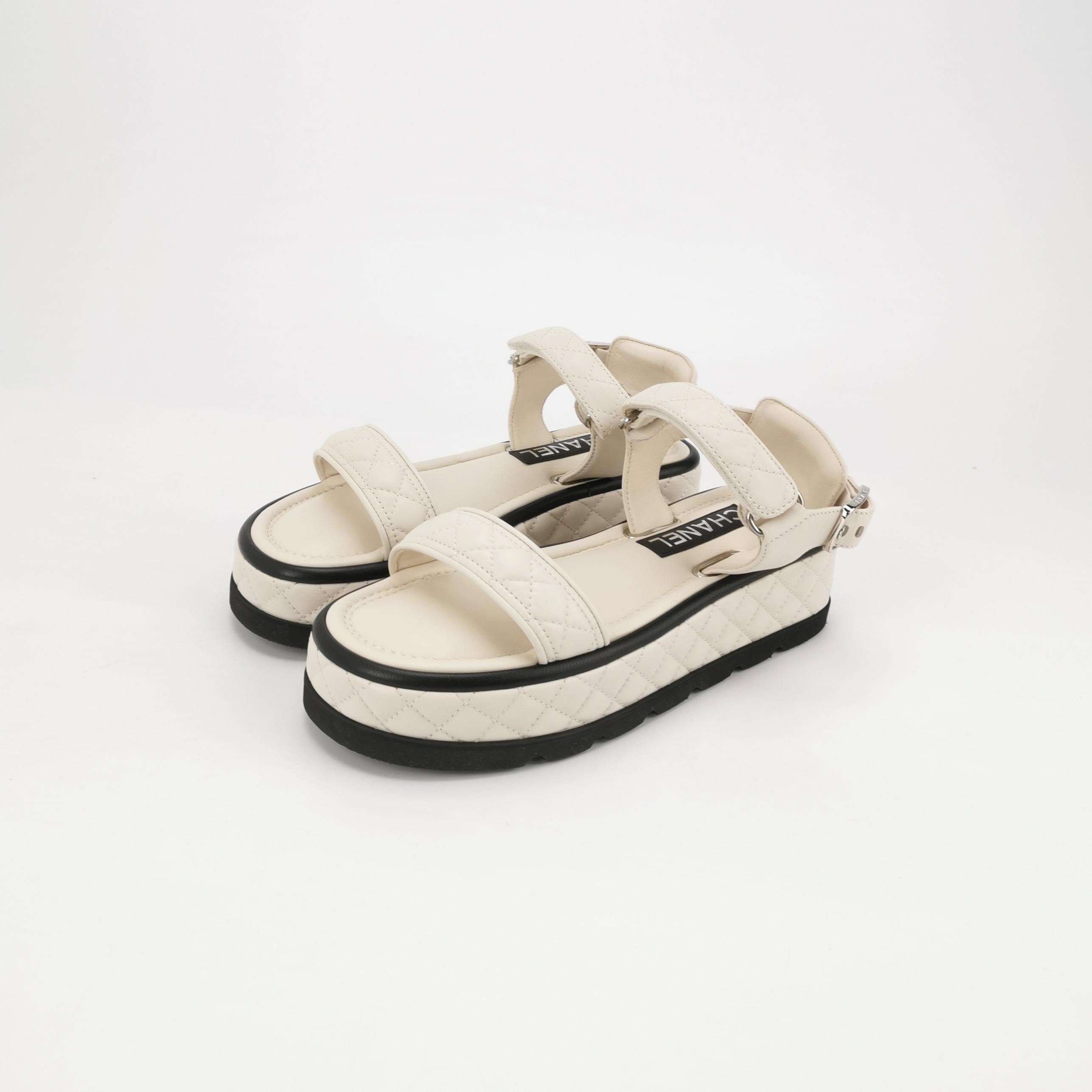 Chanel Chanel Women 8 Sandals Size US 8 / IT 38 - 2 Thumbnail
