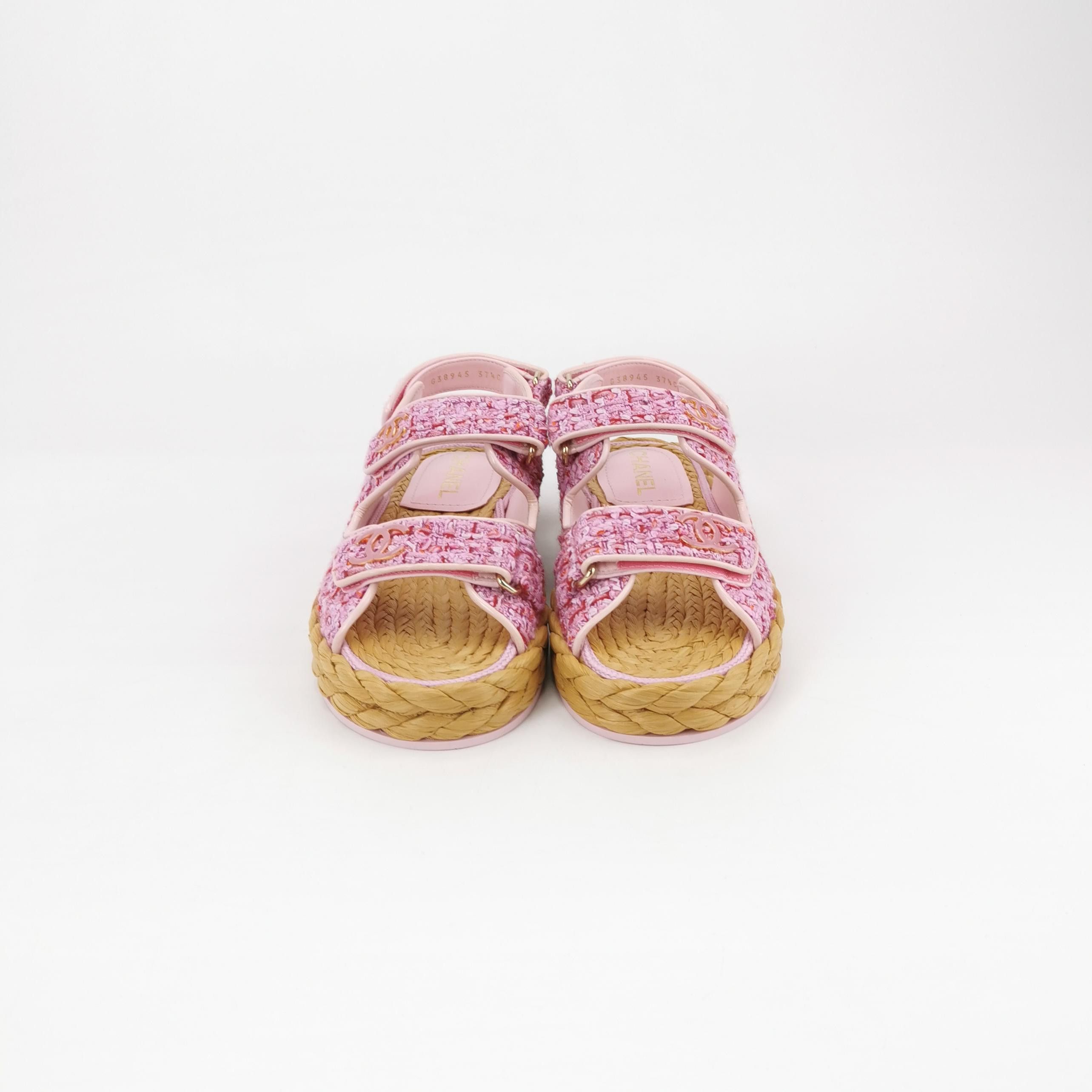 Chanel Chanel Women 7-5 Sandals Size US 7.5 / IT 37.5 - 3 Thumbnail