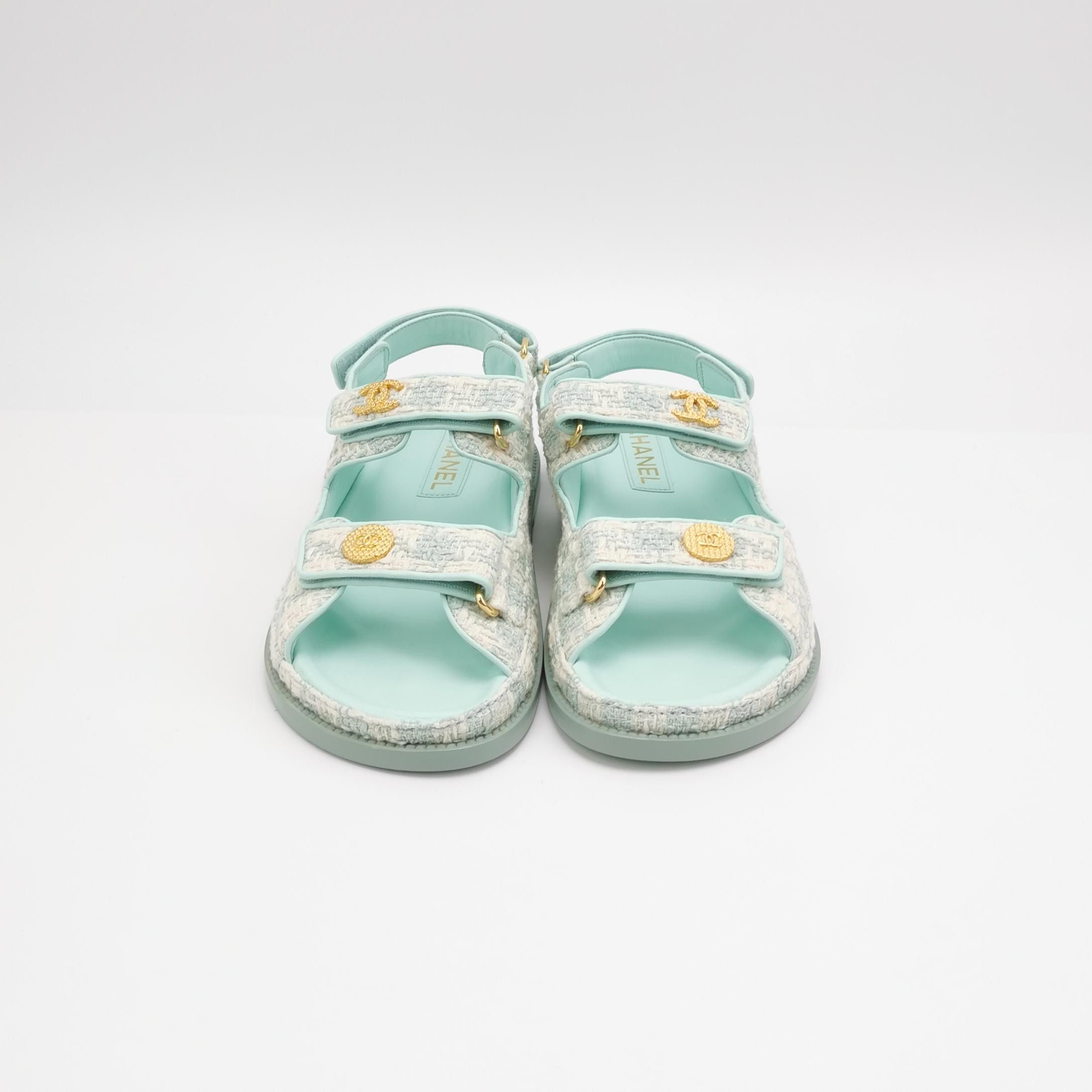 Chanel Chanel Women 7-5 Sandals Size US 7.5 / IT 37.5 - 3 Thumbnail
