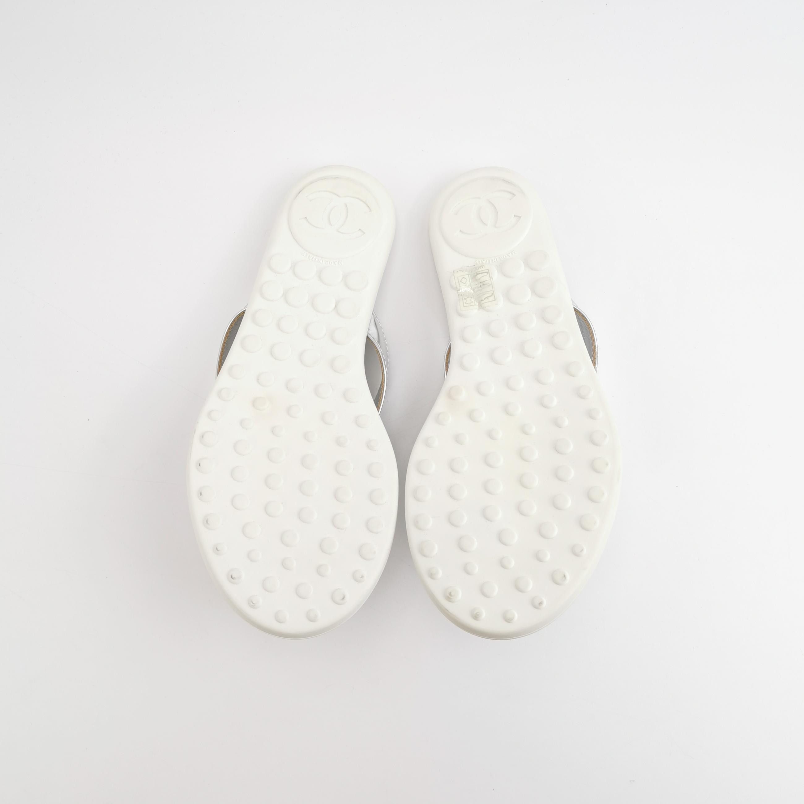 Chanel Chanel Women 10-5 Sandals Size US 10.5 / IT 40.5 - 5 Thumbnail