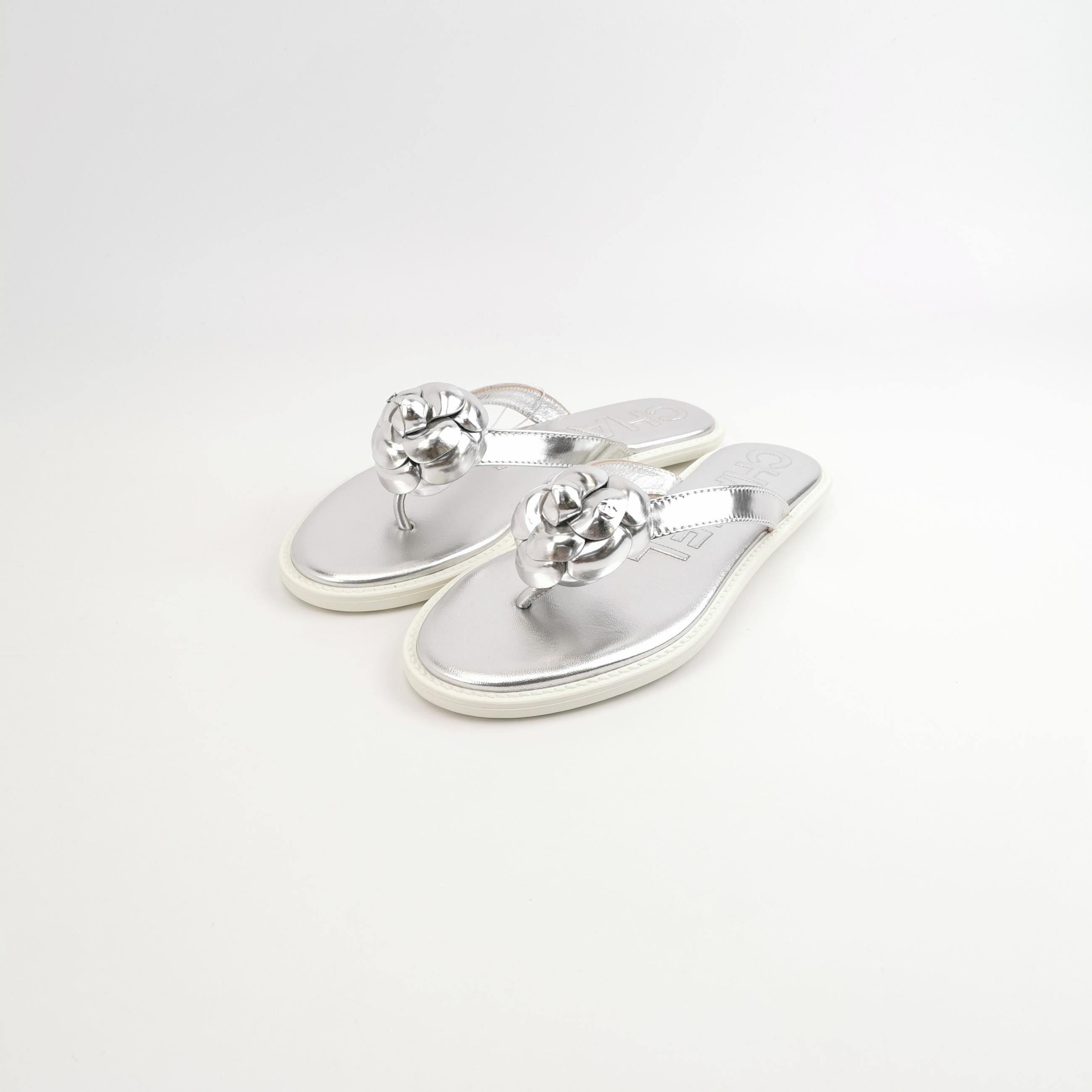 Chanel Chanel Women 10-5 Sandals Size US 10.5 / IT 40.5 - 2 Thumbnail