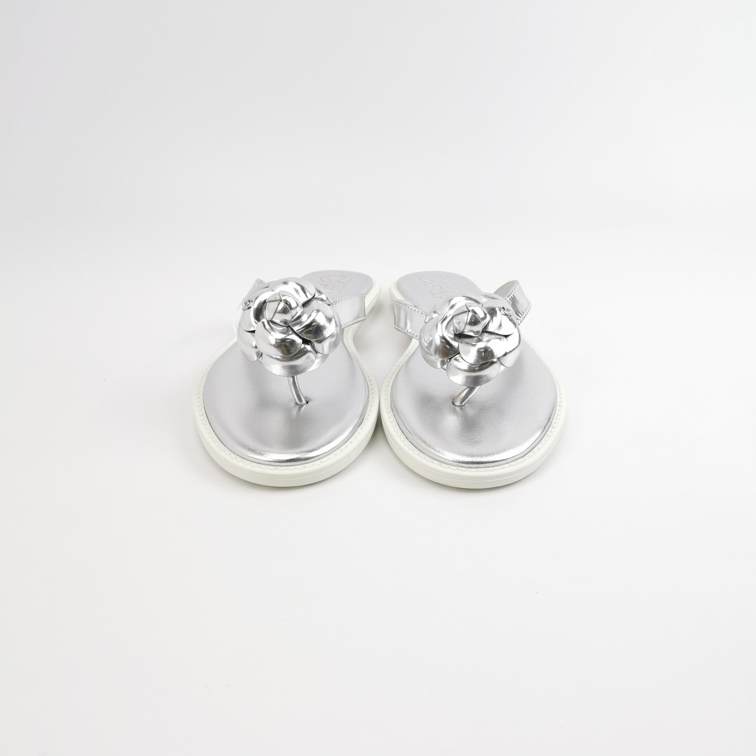 Chanel Chanel Women 10-5 Sandals Size US 10.5 / IT 40.5 - 3 Thumbnail