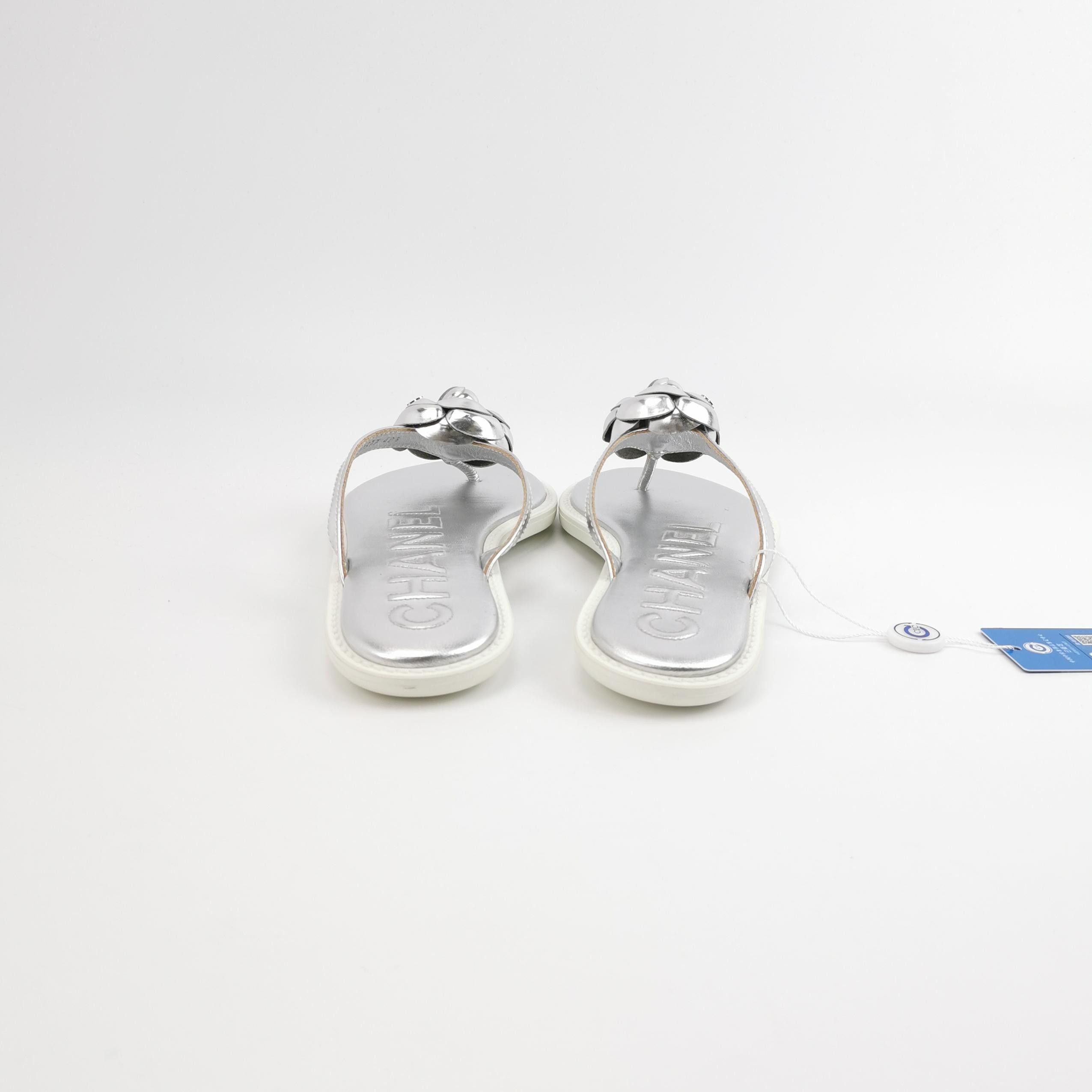 Chanel Chanel Women 10-5 Sandals Size US 10.5 / IT 40.5 - 4 Thumbnail