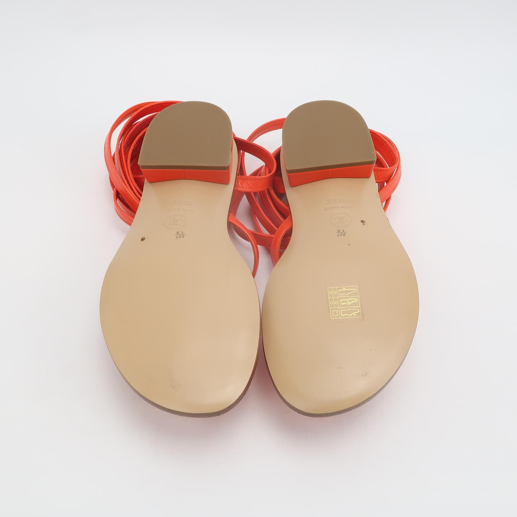 Chanel Chanel Women 5-5 Sandals Size US 5.5 / IT 35.5 - 5 Thumbnail