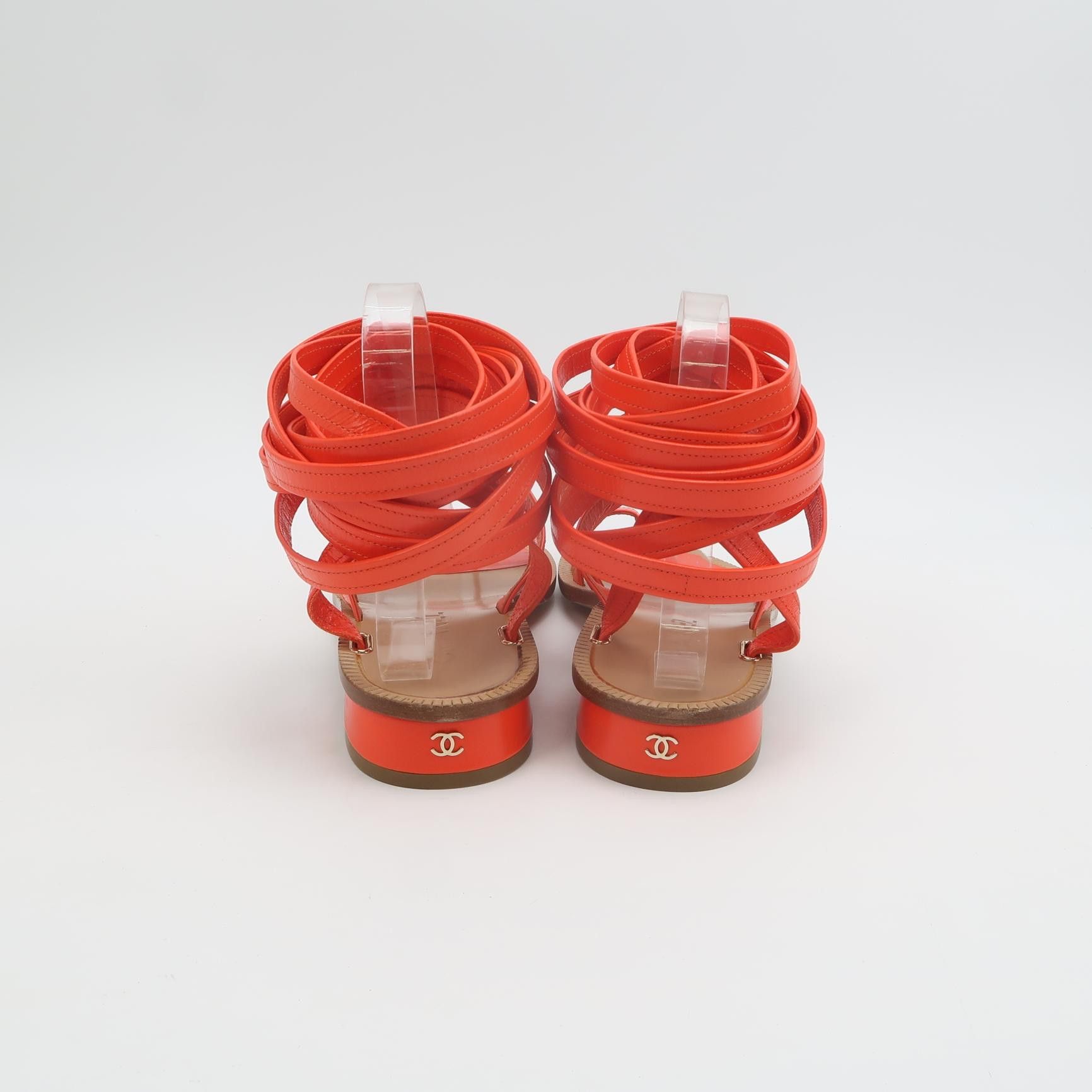 Chanel Chanel Women 5-5 Sandals Size US 5.5 / IT 35.5 - 4 Thumbnail