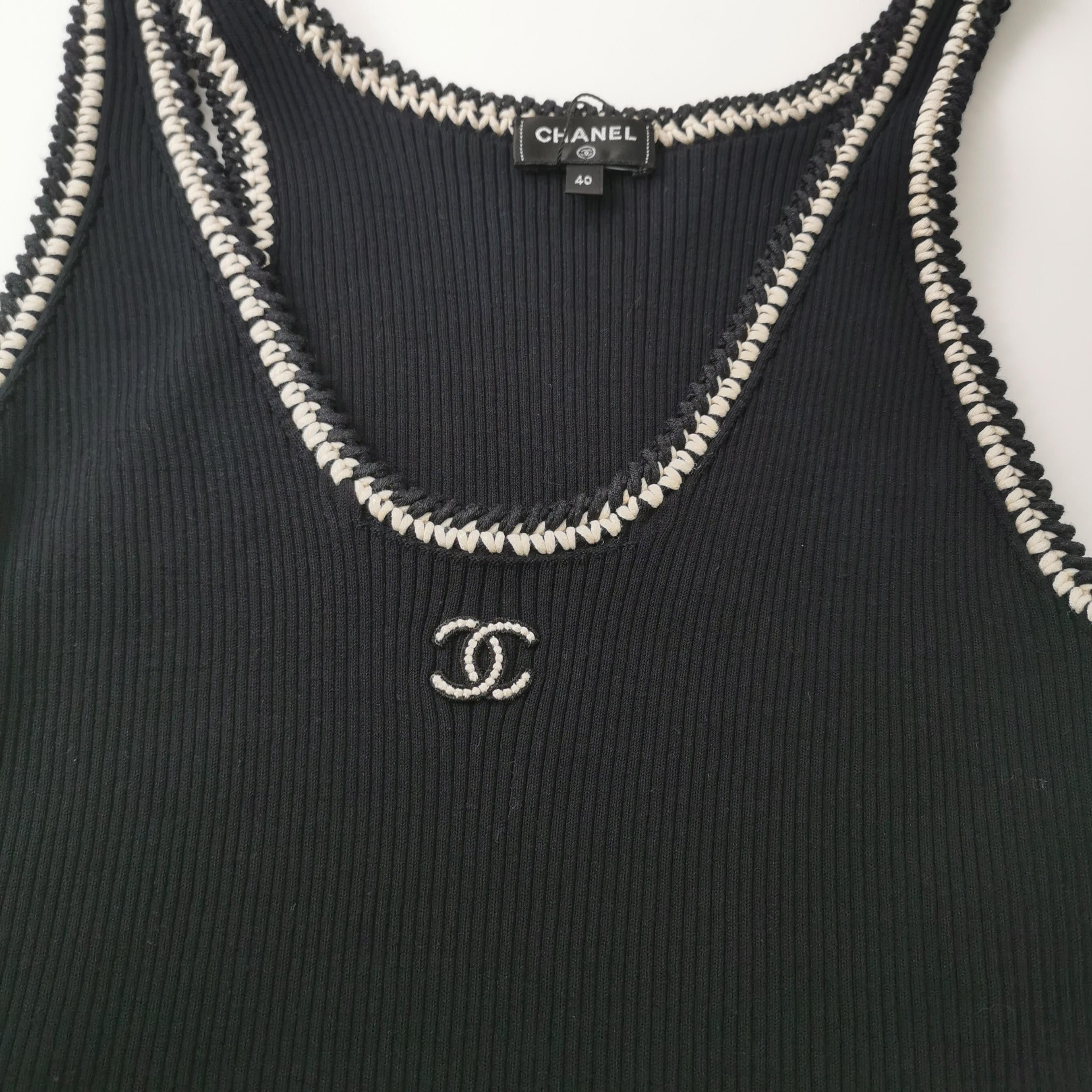 Chanel Chanel Women it_40 Tank Tops Size S / US 4 / IT 40 - 3 Thumbnail