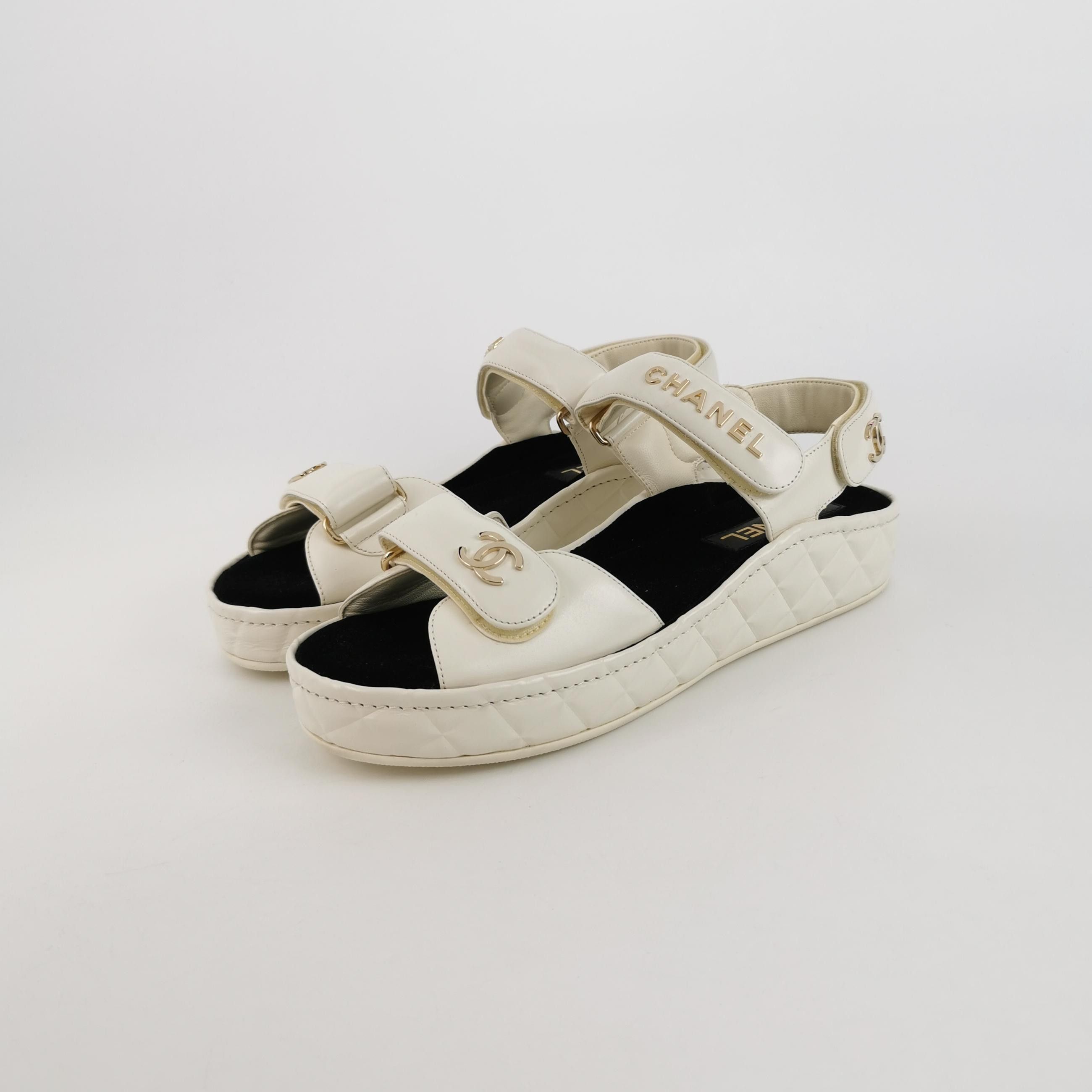 Chanel Chanel Women 9 Sandals Size US 9 / IT 39 - 2 Thumbnail