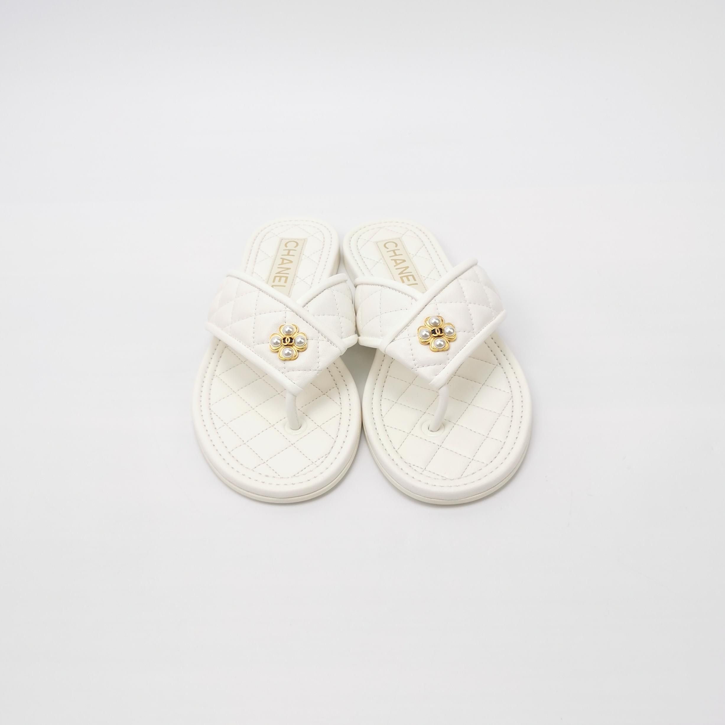 Chanel Chanel Women 6-5 Sandals Size US 6.5 / IT 36.5 - 3 Thumbnail