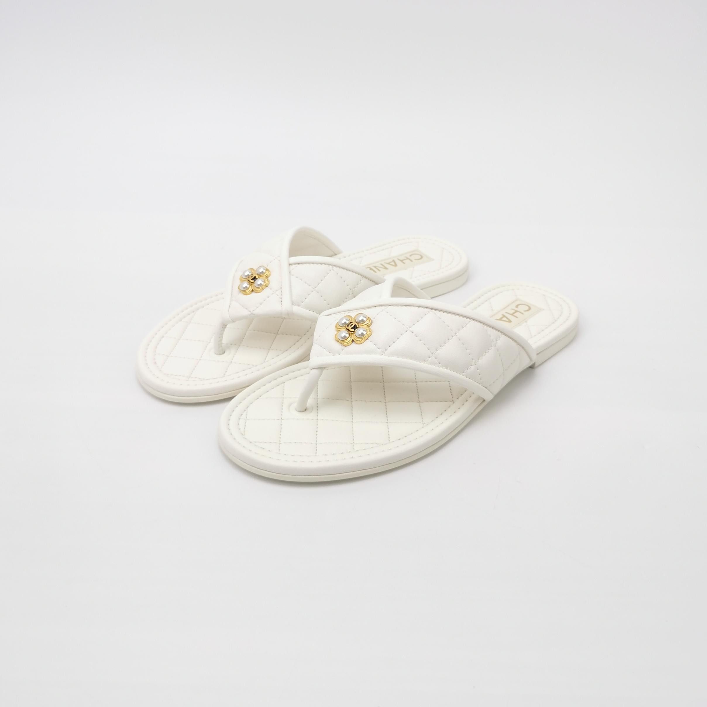 Chanel Chanel Women 6-5 Sandals Size US 6.5 / IT 36.5 - 2 Thumbnail