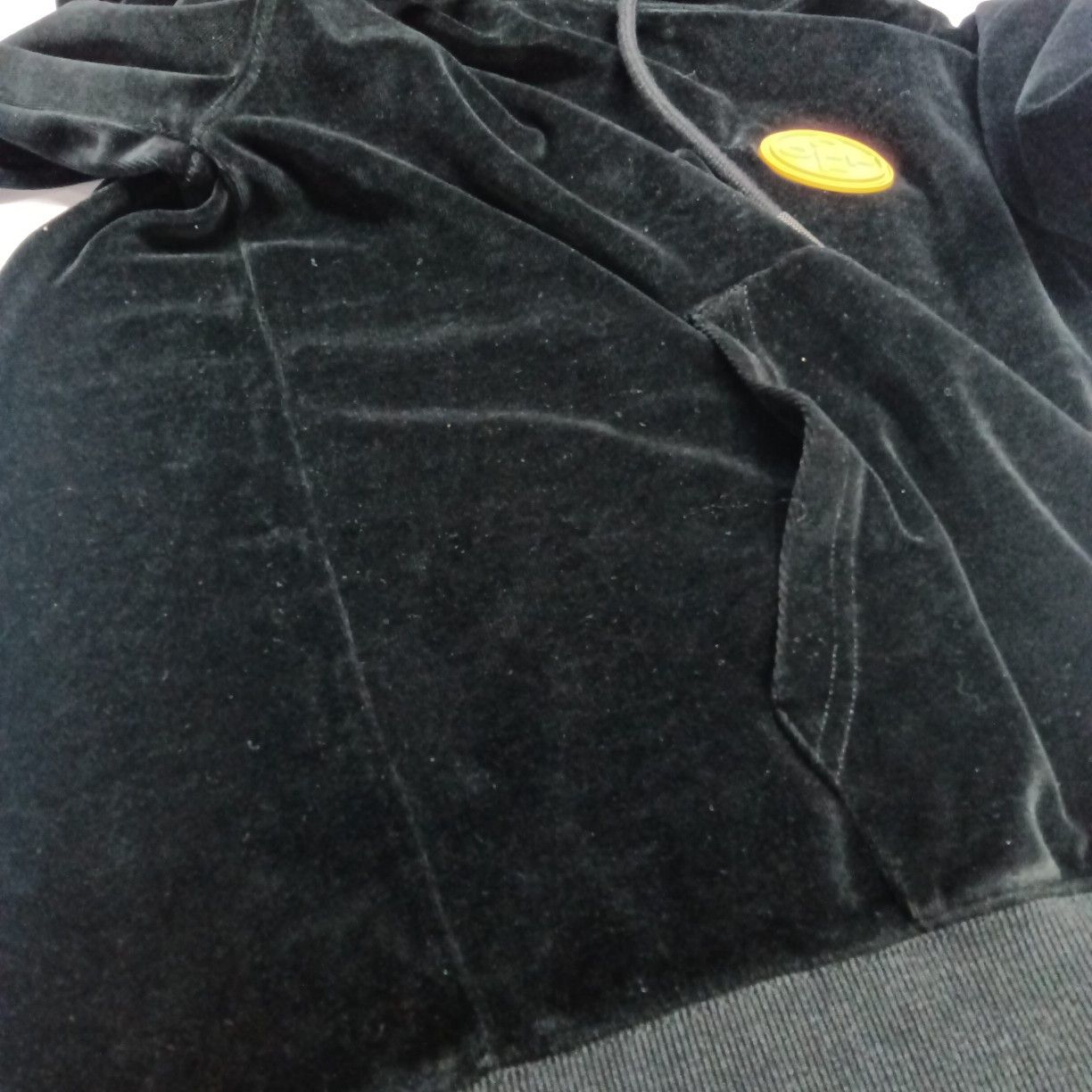 Off-White Off-White Velvet Logo Hoodie Size M Size US M / EU 48-50 / 2 - 7 Thumbnail
