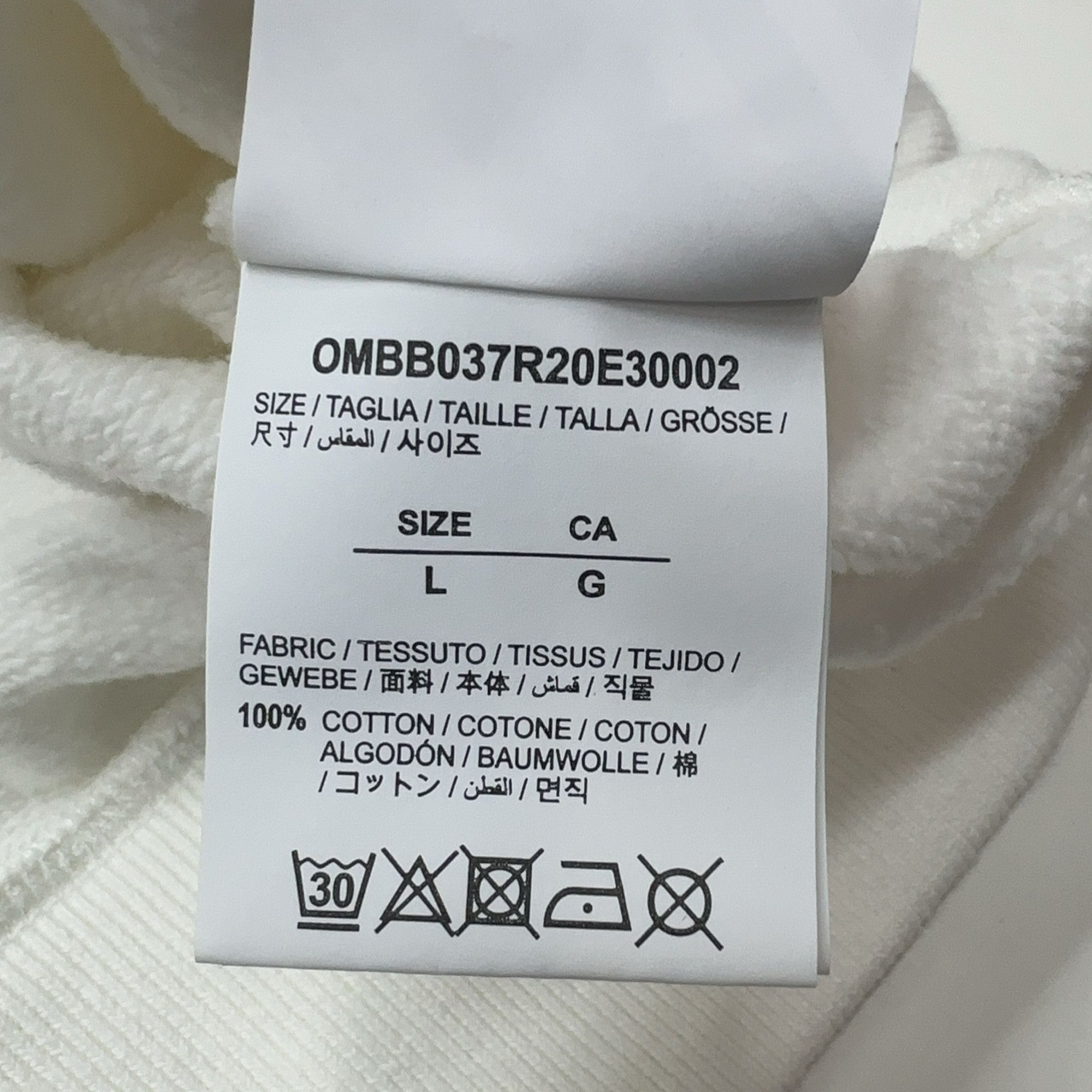 Off-White OFF-WHITE Tape Arrows Hoodie Size L Size US L / EU 52-54 / 3 - 5 Thumbnail