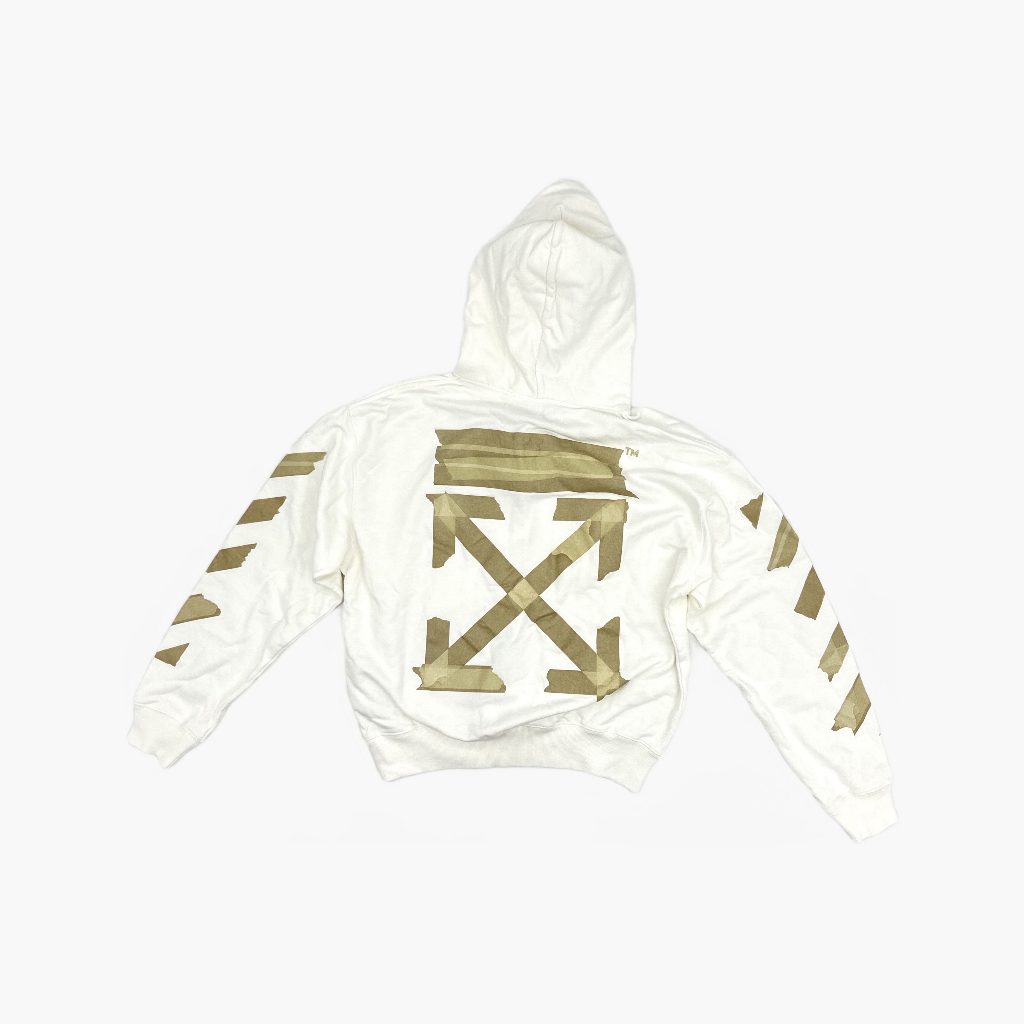 Off-White OFF-WHITE Tape Arrows Hoodie Size L Size US L / EU 52-54 / 3 - 2 Thumbnail