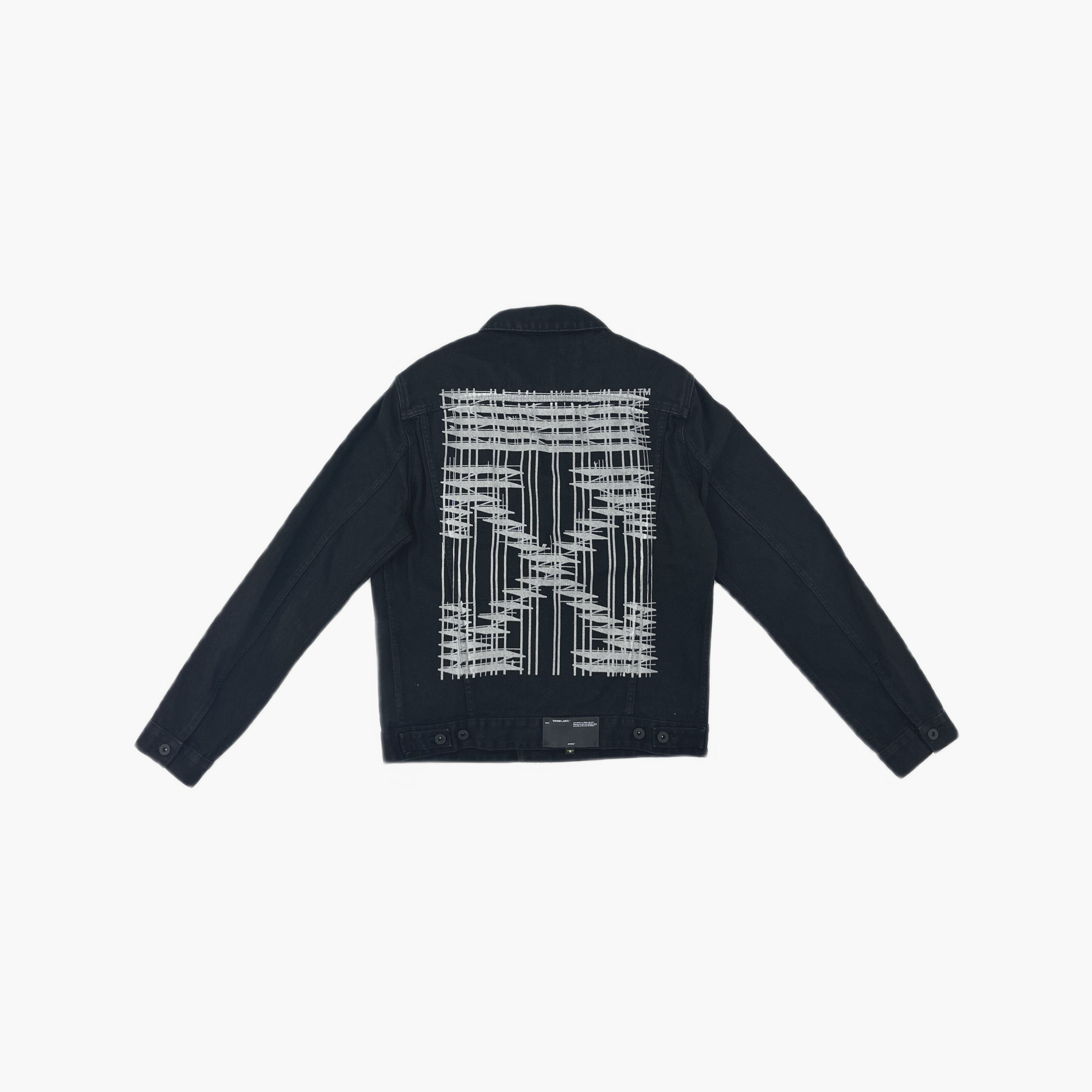 Off-White Off-White Back Logo Denim Jacket Size L Size US L / EU 52-54 / 3 - 2 Thumbnail