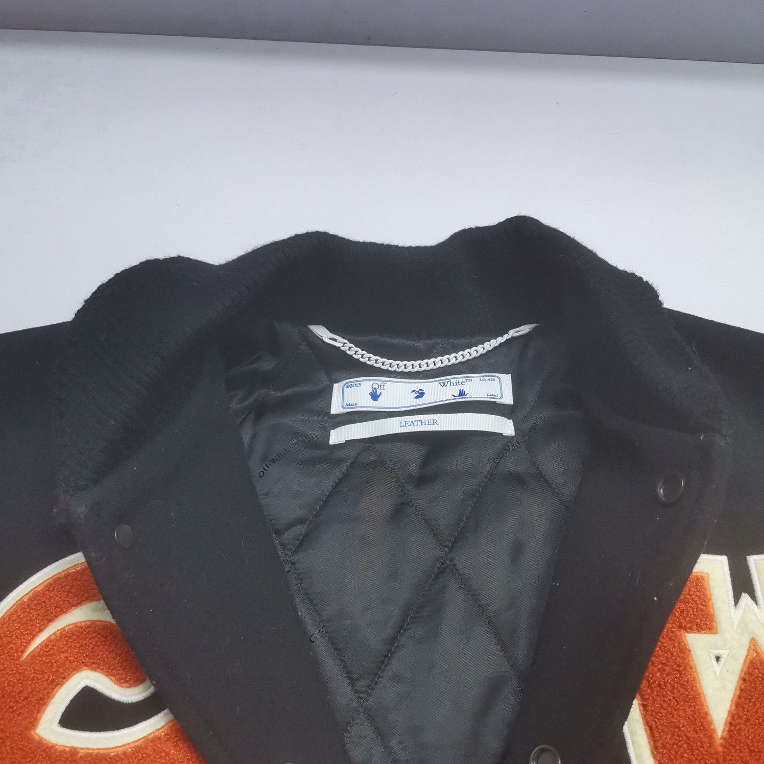Off-White Off-White Industrial Varsity Jacket Size M Size US M / EU 48-50 / 2 - 6 Thumbnail