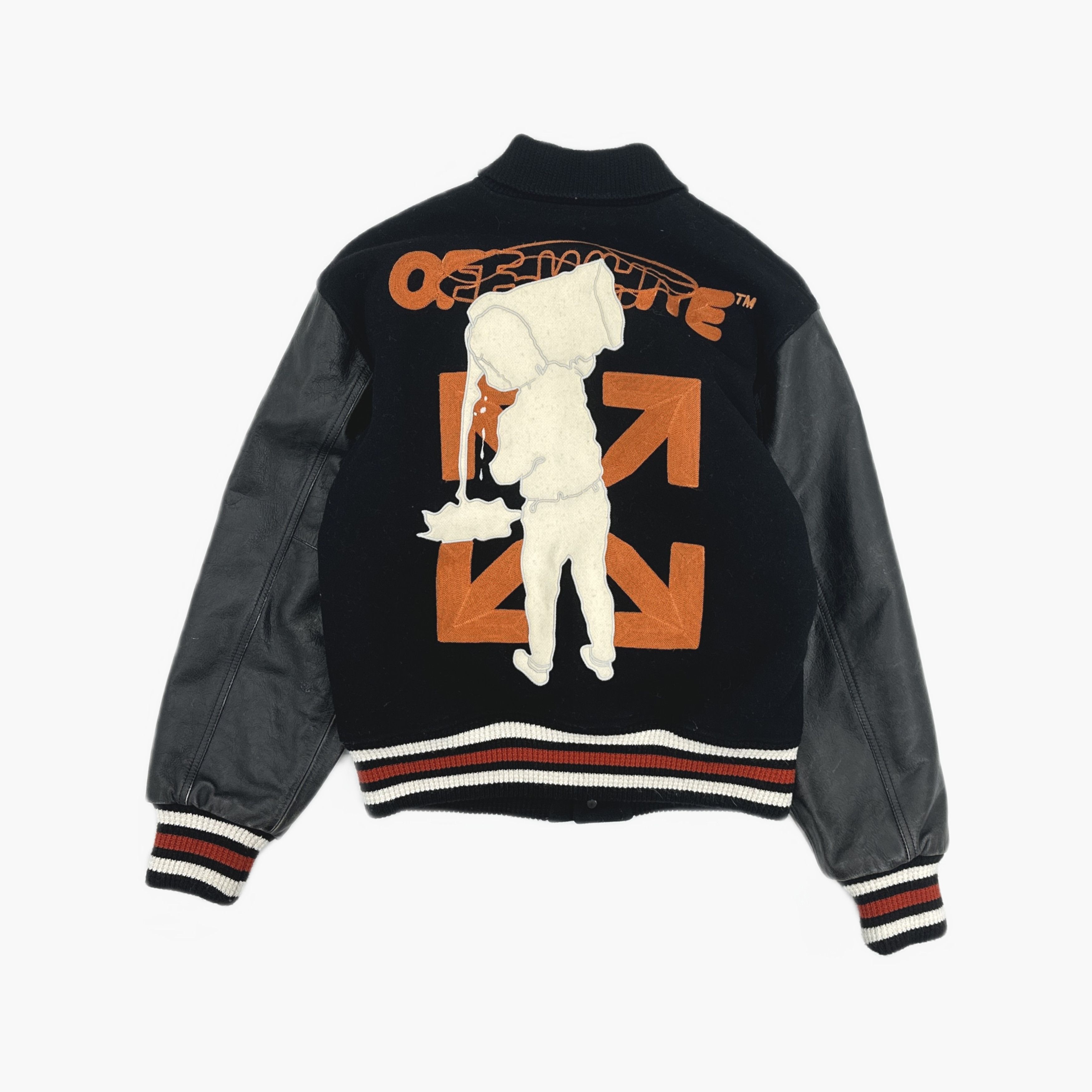 Off-White Off-White Industrial Varsity Jacket Size M Size US M / EU 48-50 / 2 - 2 Thumbnail