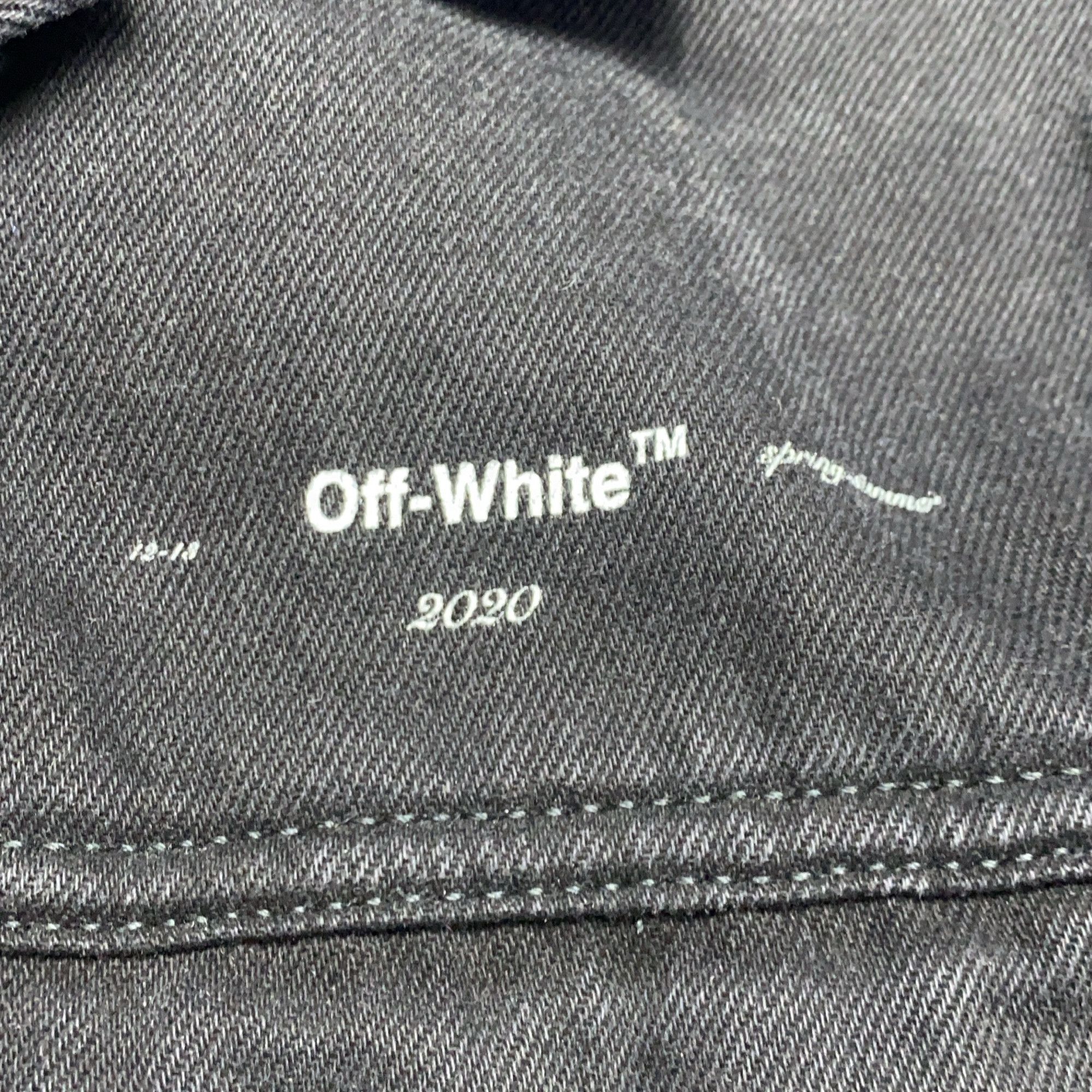 Off-White Off-White Tape Arrow Denim Jacket Size S Size US S / EU 44-46 / 1 - 4 Thumbnail