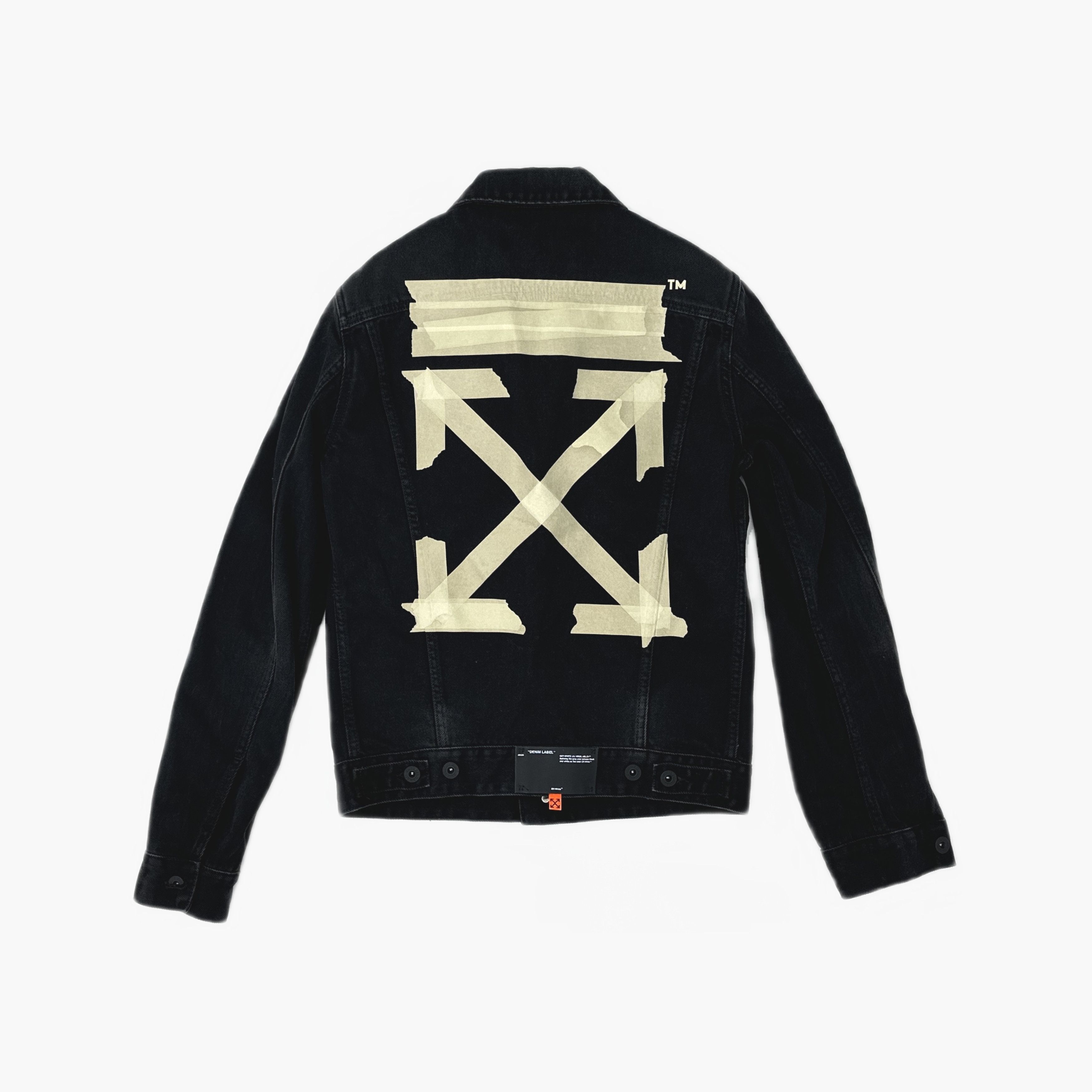 Off-White Off-White Tape Arrow Denim Jacket Size S Size US S / EU 44-46 / 1 - 2 Thumbnail