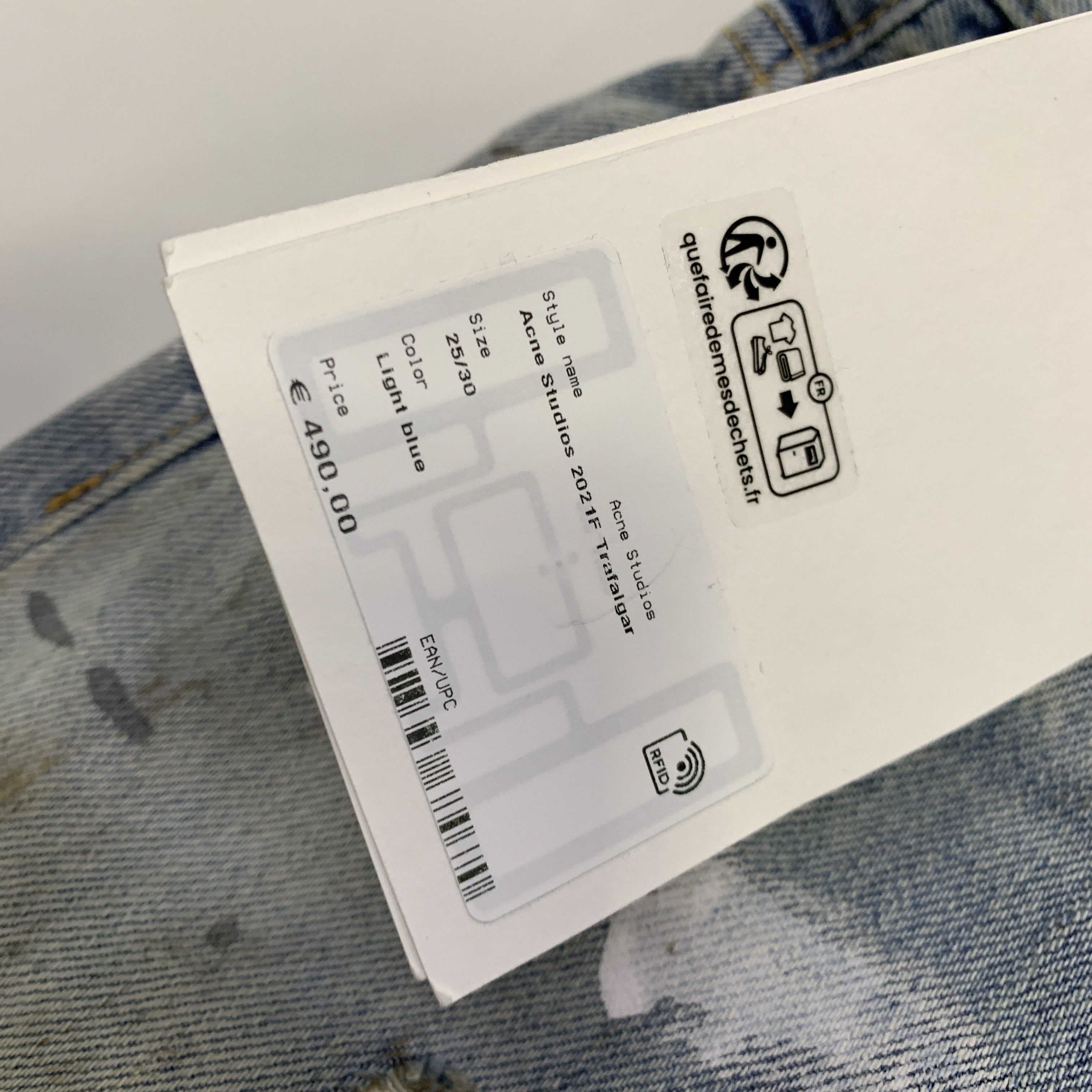Acne Studios Acne Studios 2021F Trafalgar Jeans Size 25 Size 25" / US 0 / IT 36 - 2 Thumbnail
