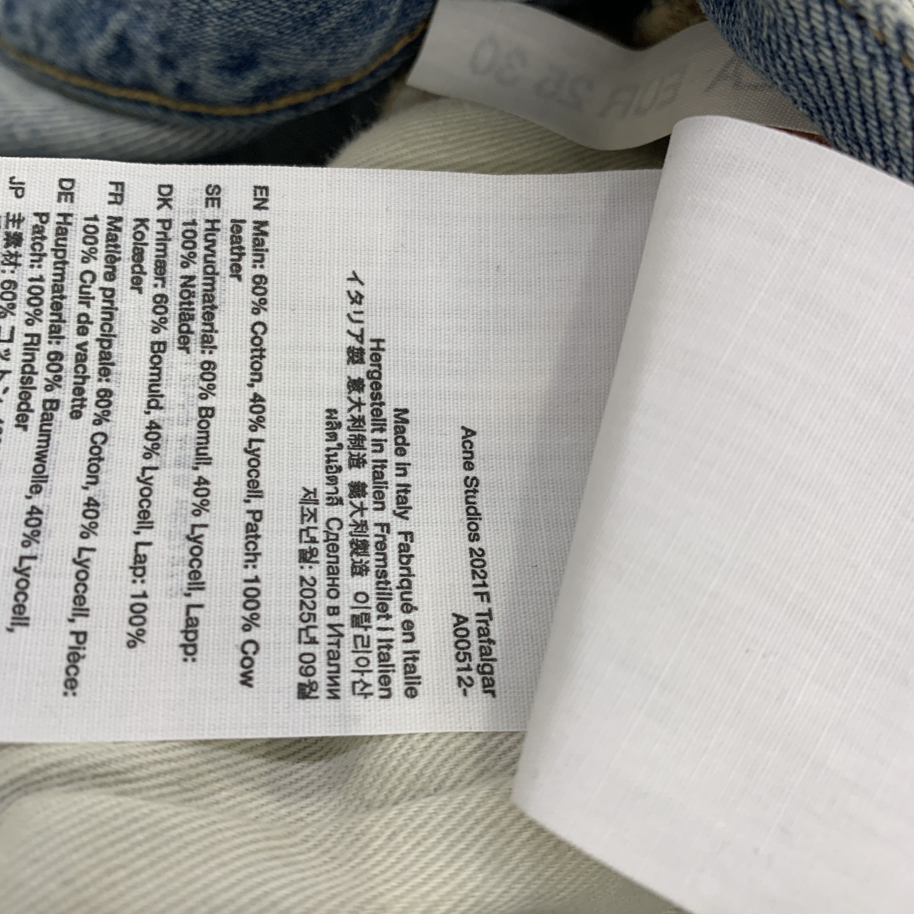 Acne Studios Acne Studios 2021F Trafalgar Jeans Size 25 Size 25" / US 0 / IT 36 - 3 Thumbnail