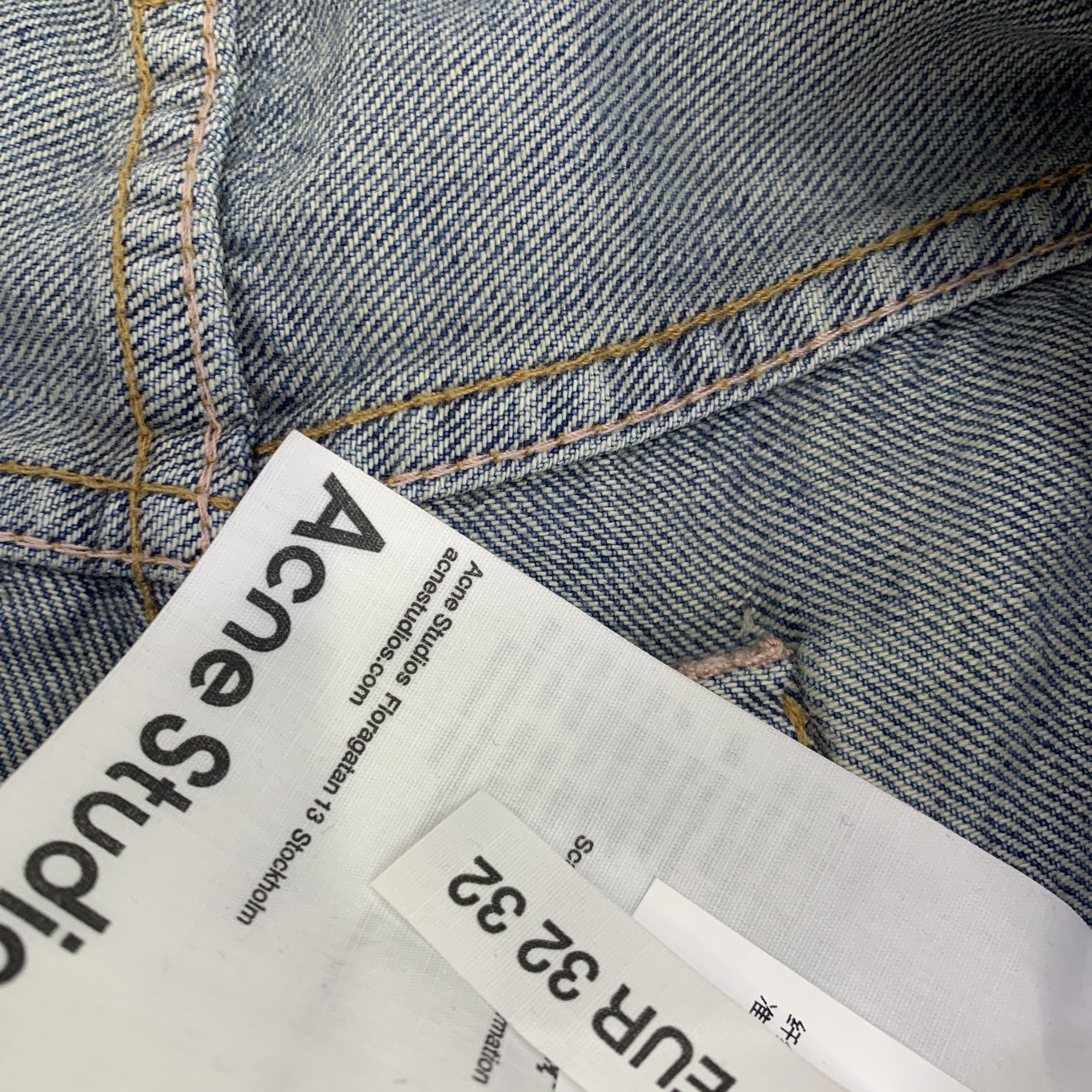 Acne Studios Acne Studios 2021M Mud Wash Distressed Denim Jeans Size 32 Size US 32 / EU 48 - 3 Thumbnail