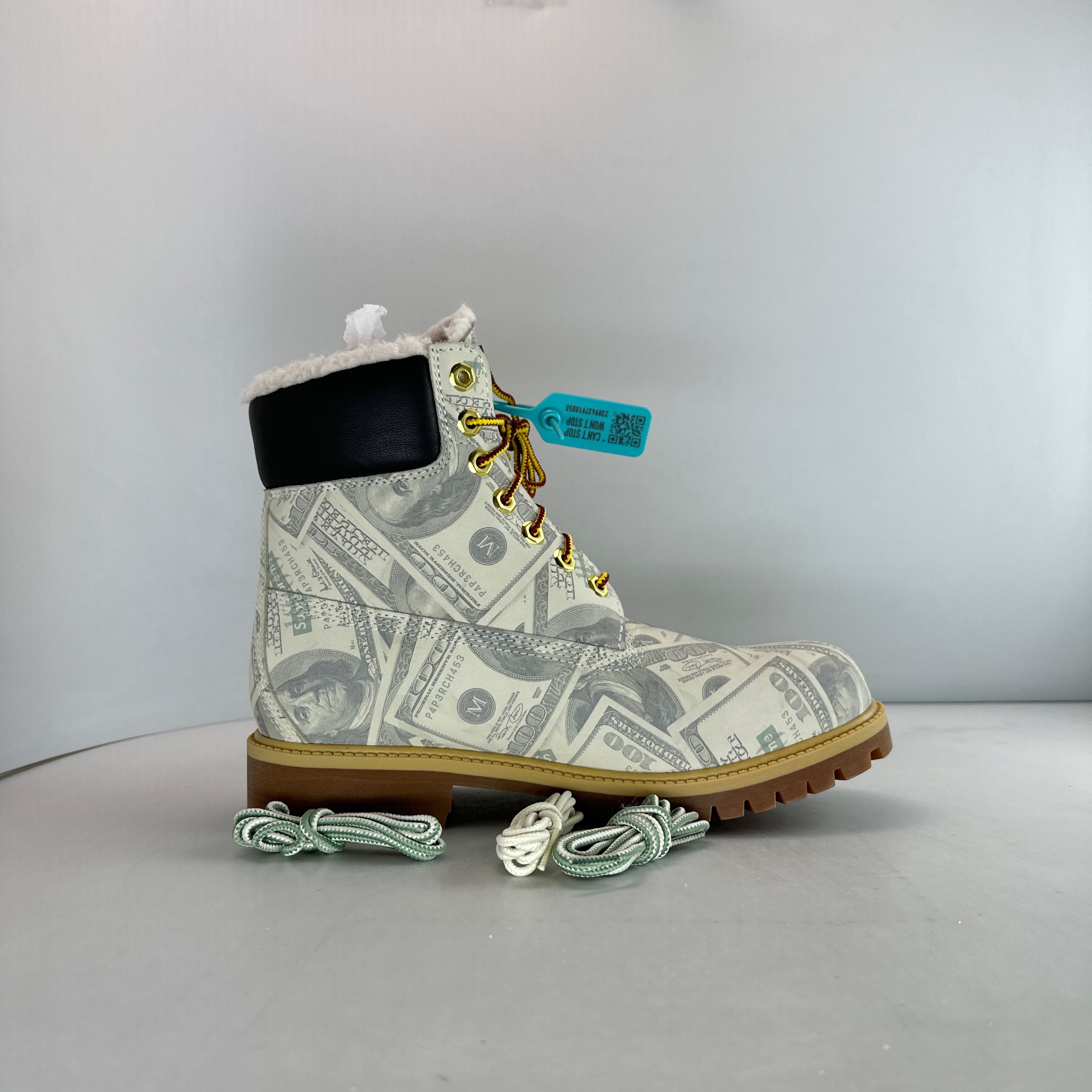 Timberland Timberland x Supreme Money Print Boots Size 8.5 Size US 9 / EU 42 - 10 Thumbnail