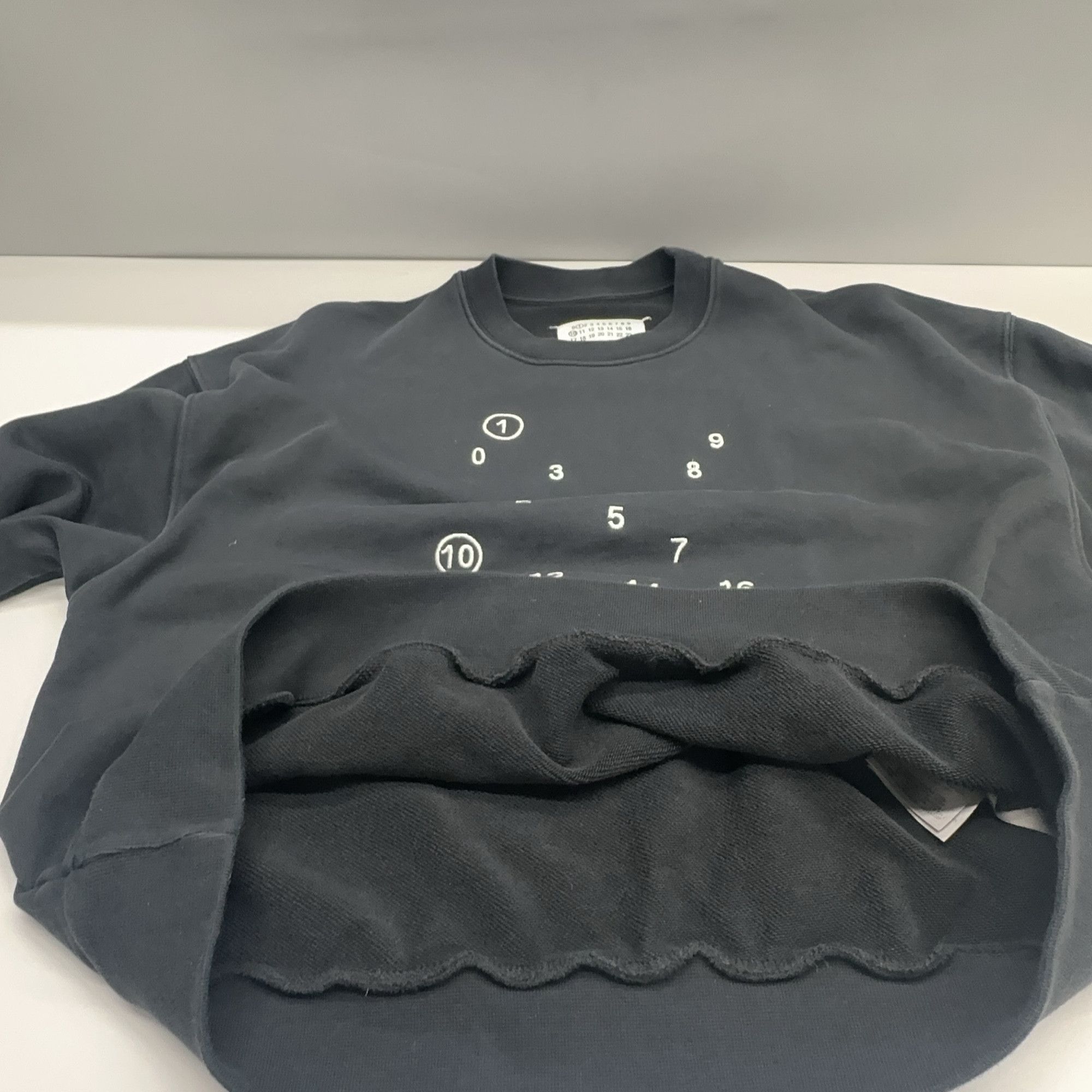 Maison Margiela Maison Margiela Number Logo Sweatshirt Size S Size S / US 4 / IT 40 - 6 Thumbnail