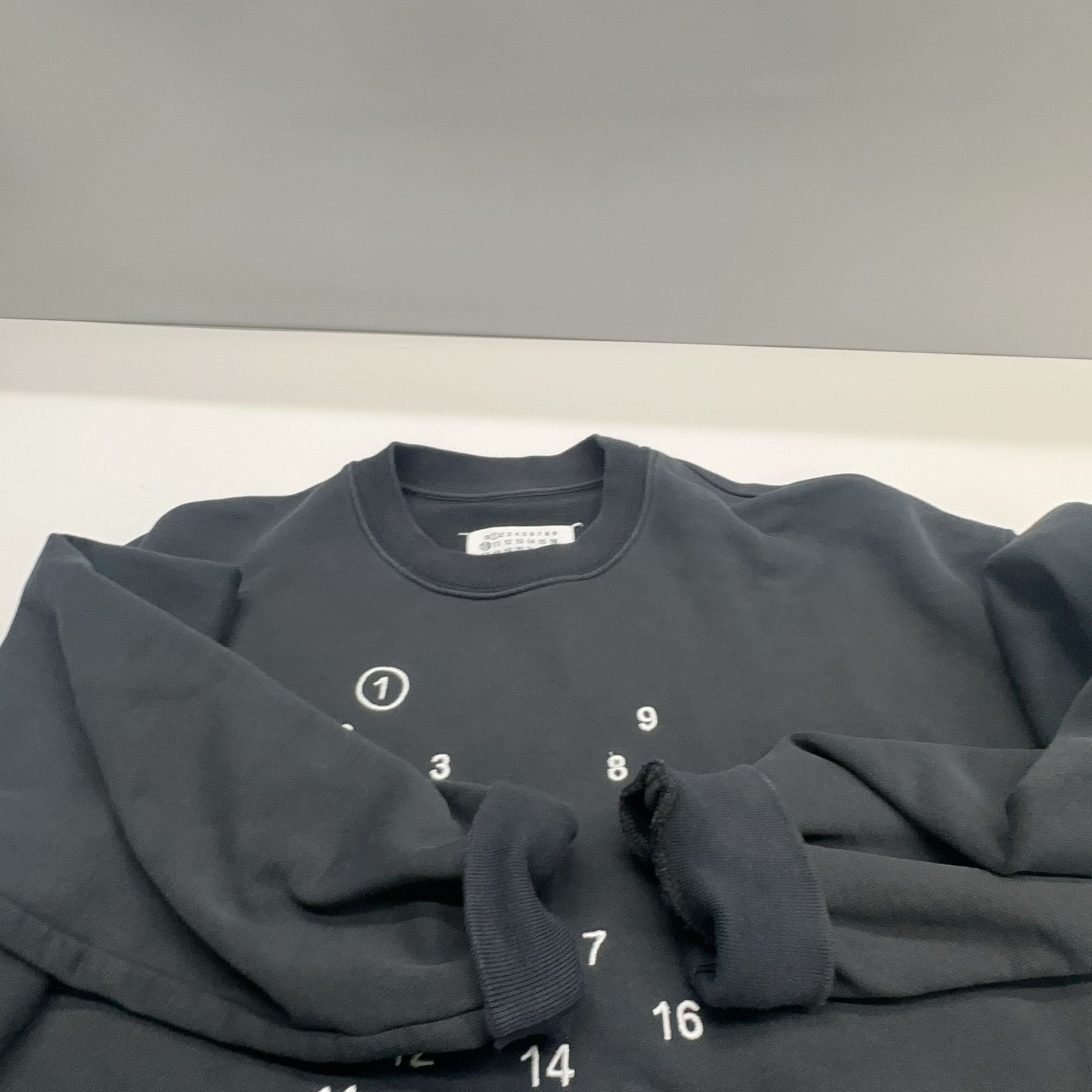 Maison Margiela Maison Margiela Number Logo Sweatshirt Size S Size S / US 4 / IT 40 - 7 Thumbnail