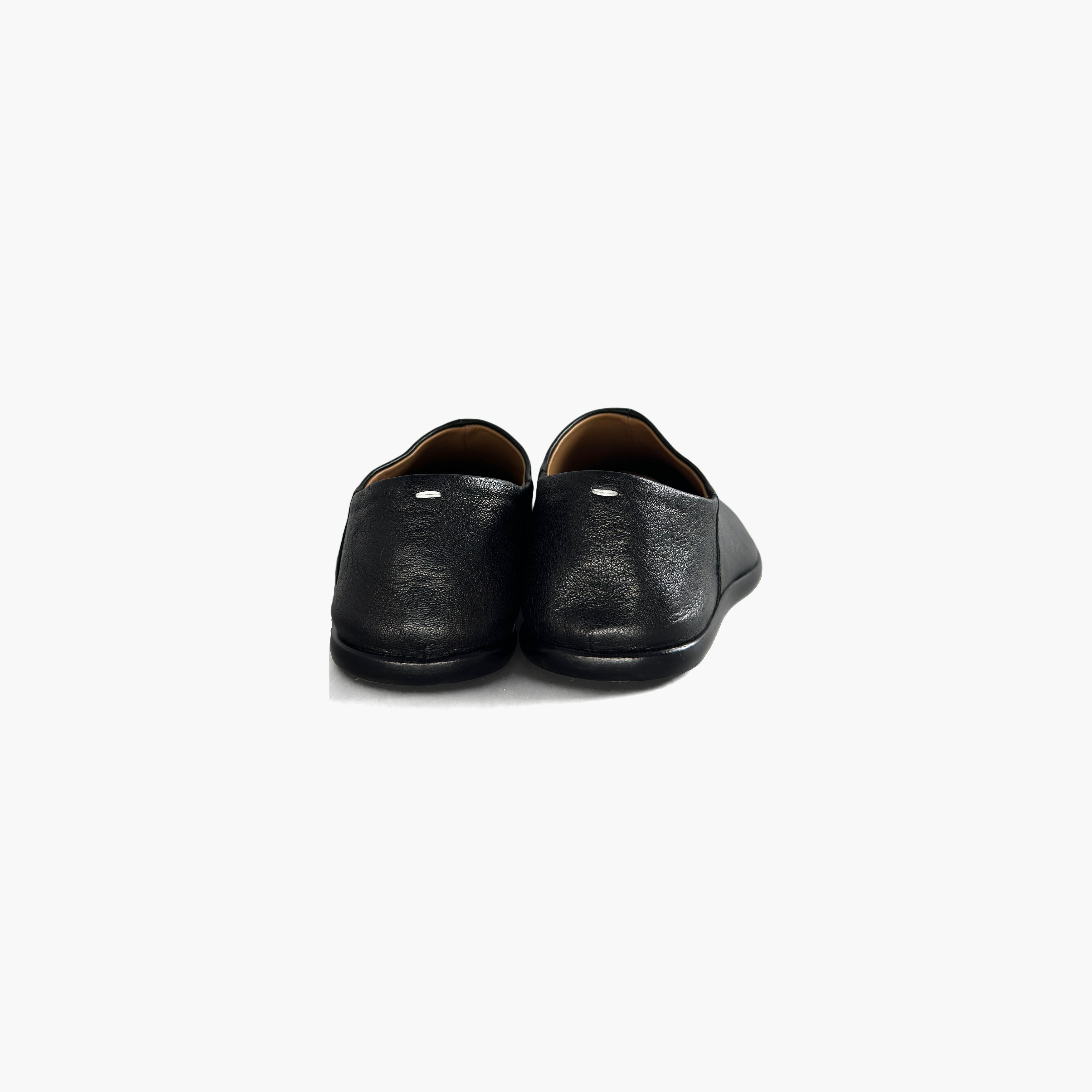 Maison Margiela Maison Margiela Black Leather Tabi Flats 37 Size US 7 / IT 37 - 6 Thumbnail