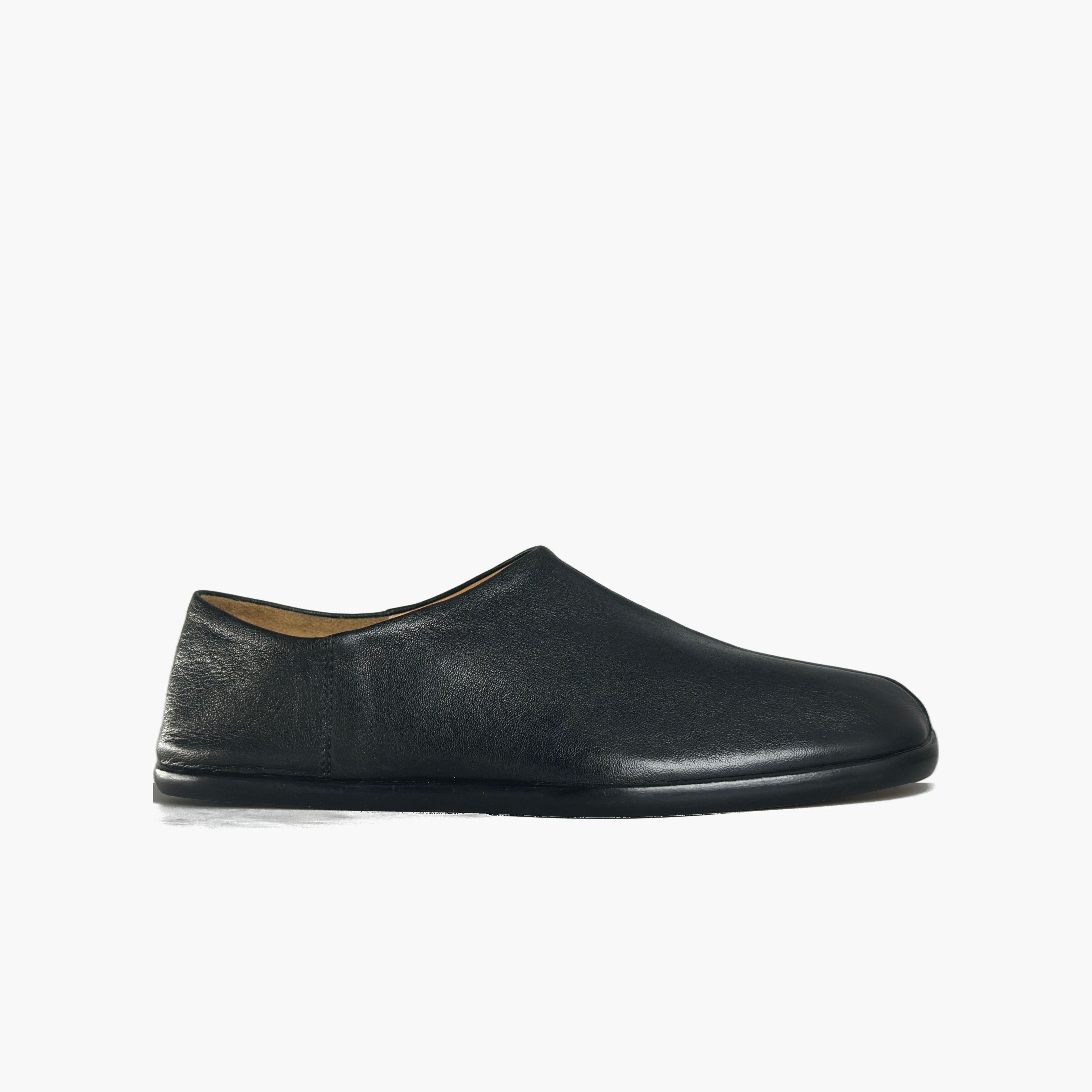 Maison Margiela Maison Margiela Black Leather Tabi Flats 37 Size US 7 / IT 37 - 4 Thumbnail