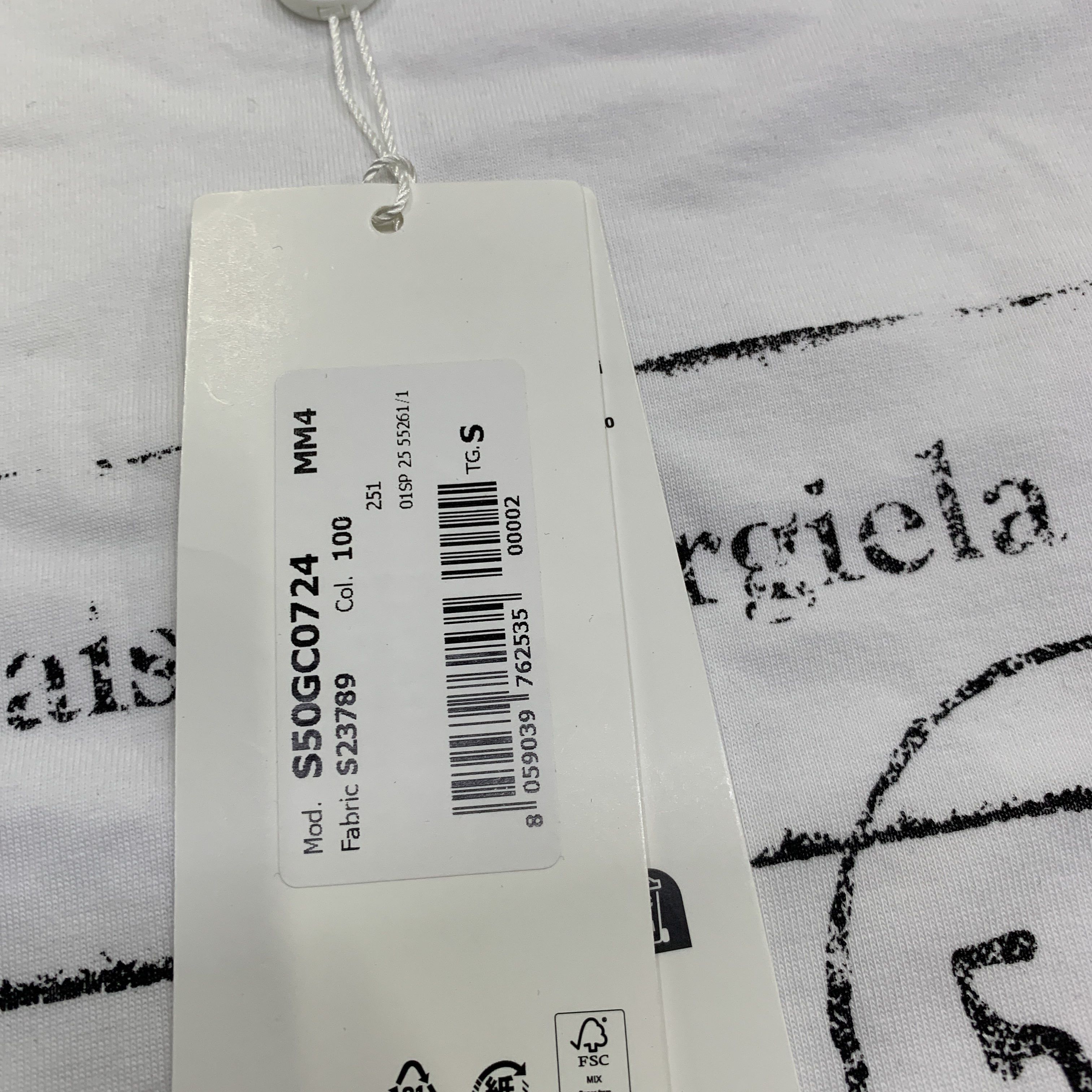 Maison Margiela Maison Margiela 520 Logo T-Shirt Size S Size US S / EU 44-46 / 1 - 2 Thumbnail