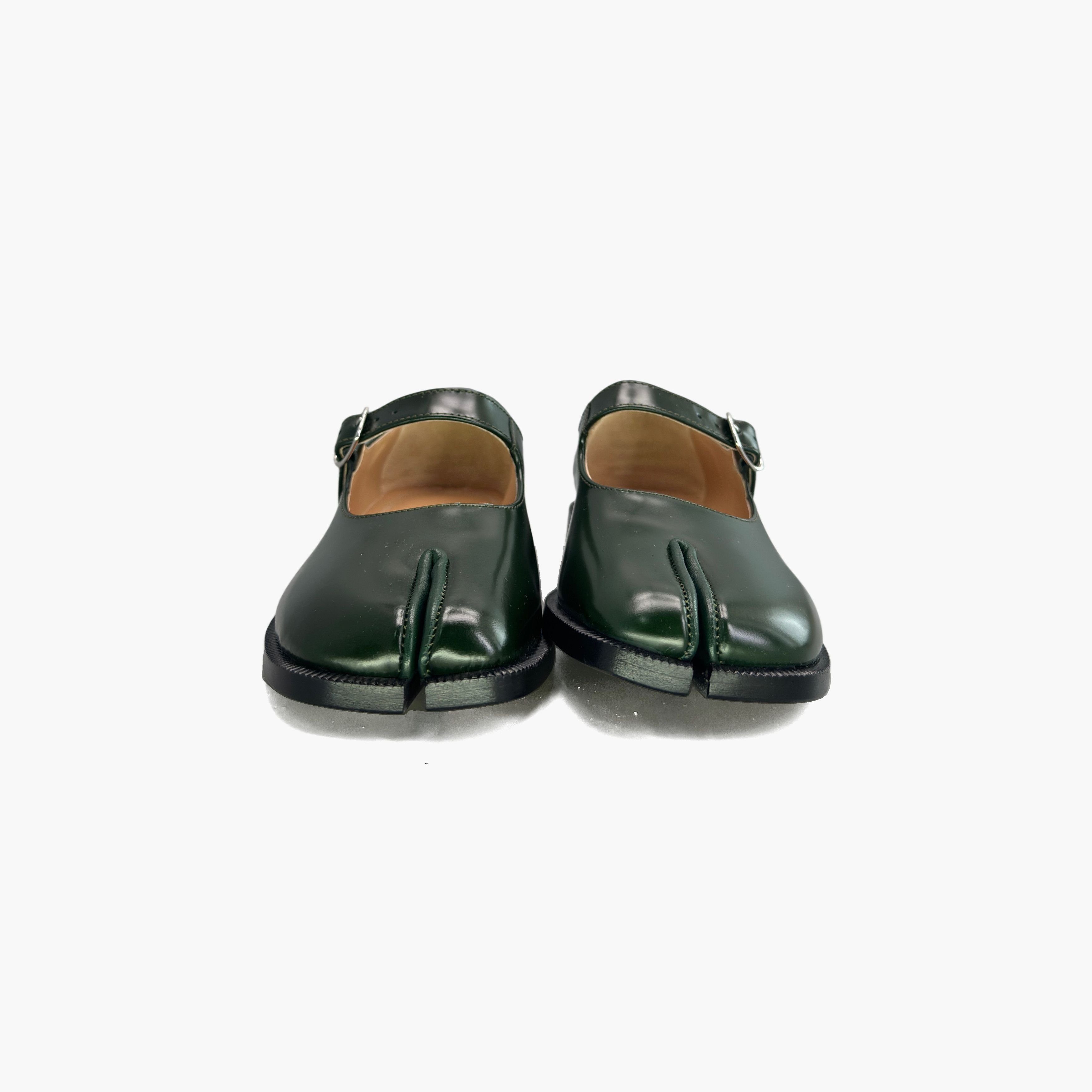 Maison Margiela Maison Margiela Green Tabi Mary Jane Flats Size 36 Size US 6 / IT 36 - 5 Thumbnail